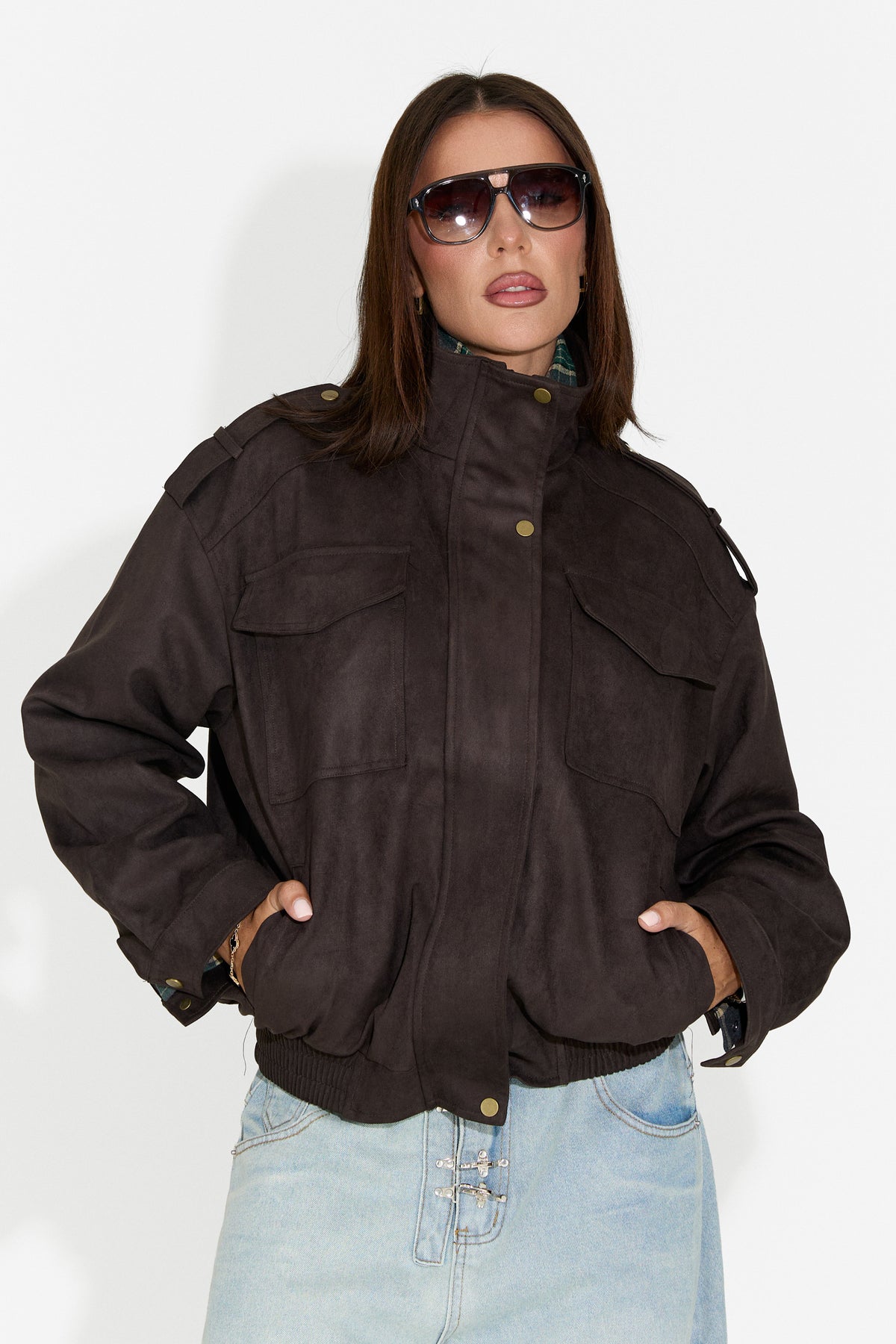 Geaca dama casual neagra Renoya Bogas