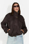 Geaca dama casual neagra Renoya Bogas