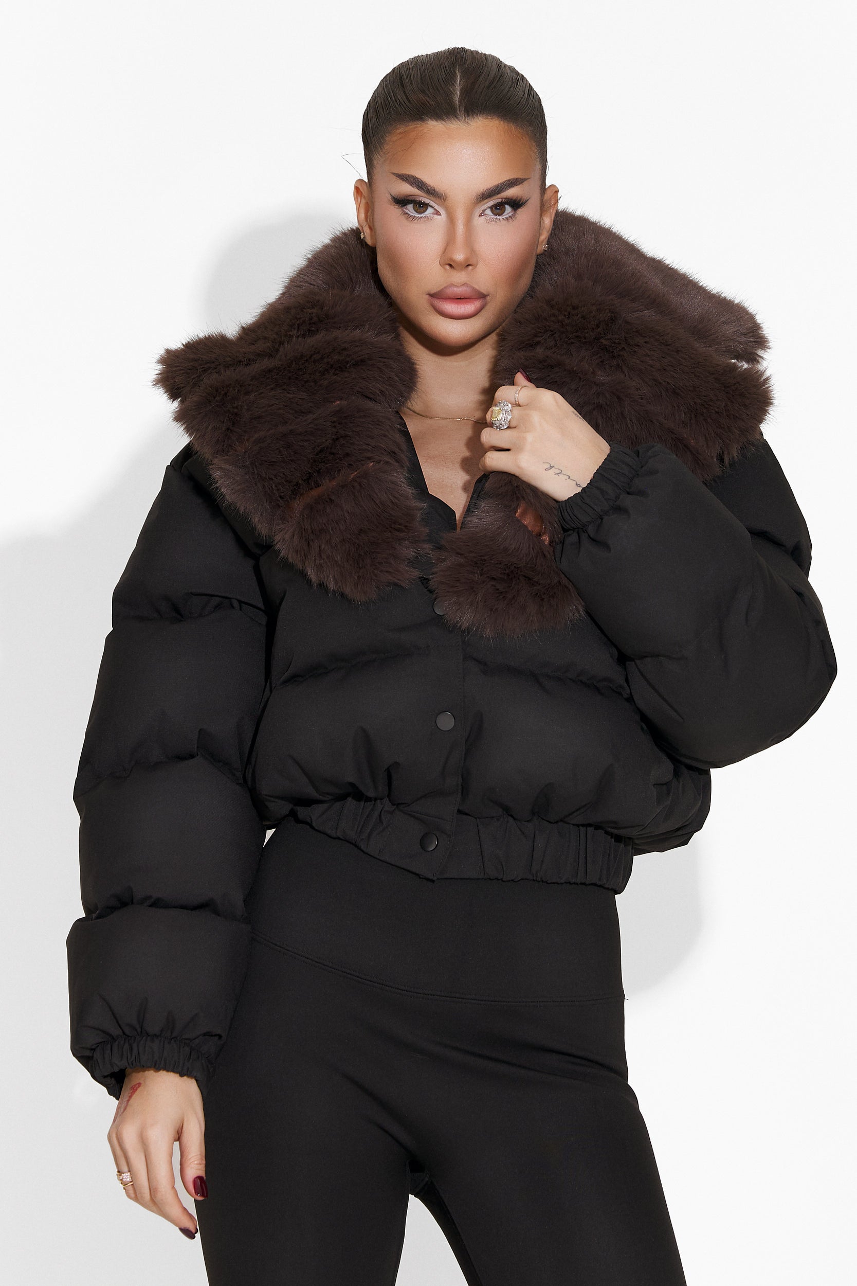 Women's casual black jacket Ricky Bogas