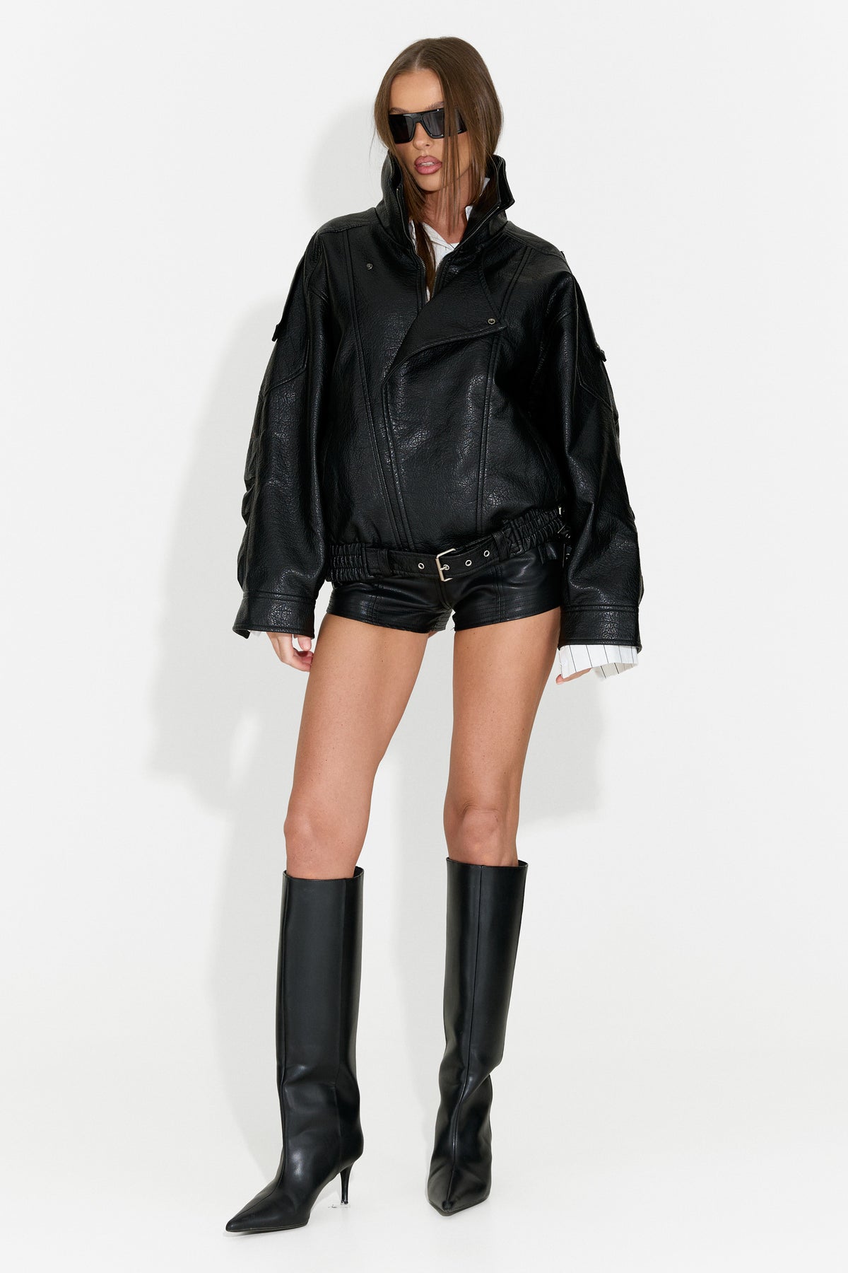 Geaca dama casual neagra Scatonia Bogas