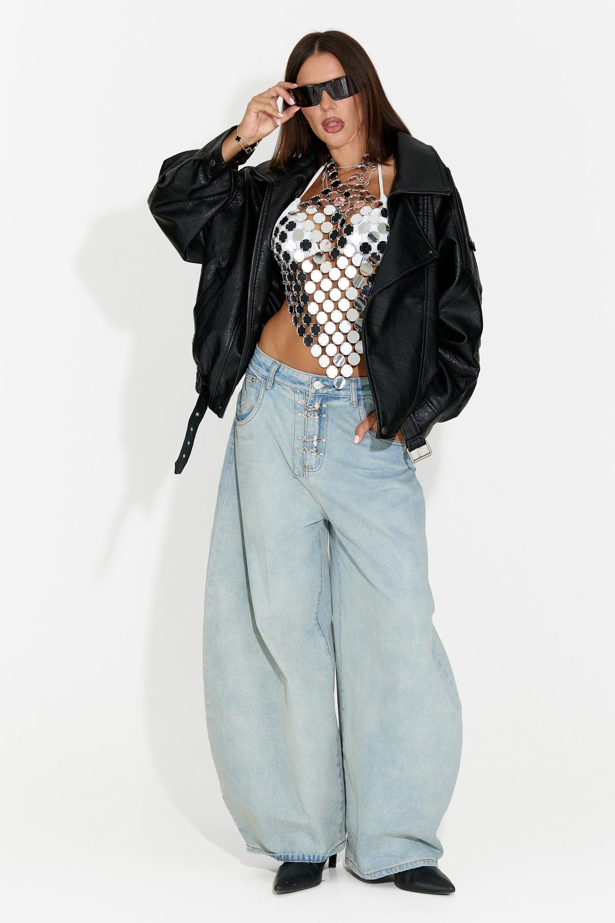 Geaca dama casual neagra Scatonia Bogas