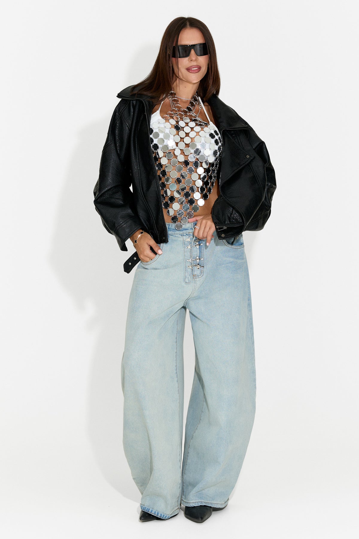 Geaca dama casual neagra Scatonia Bogas