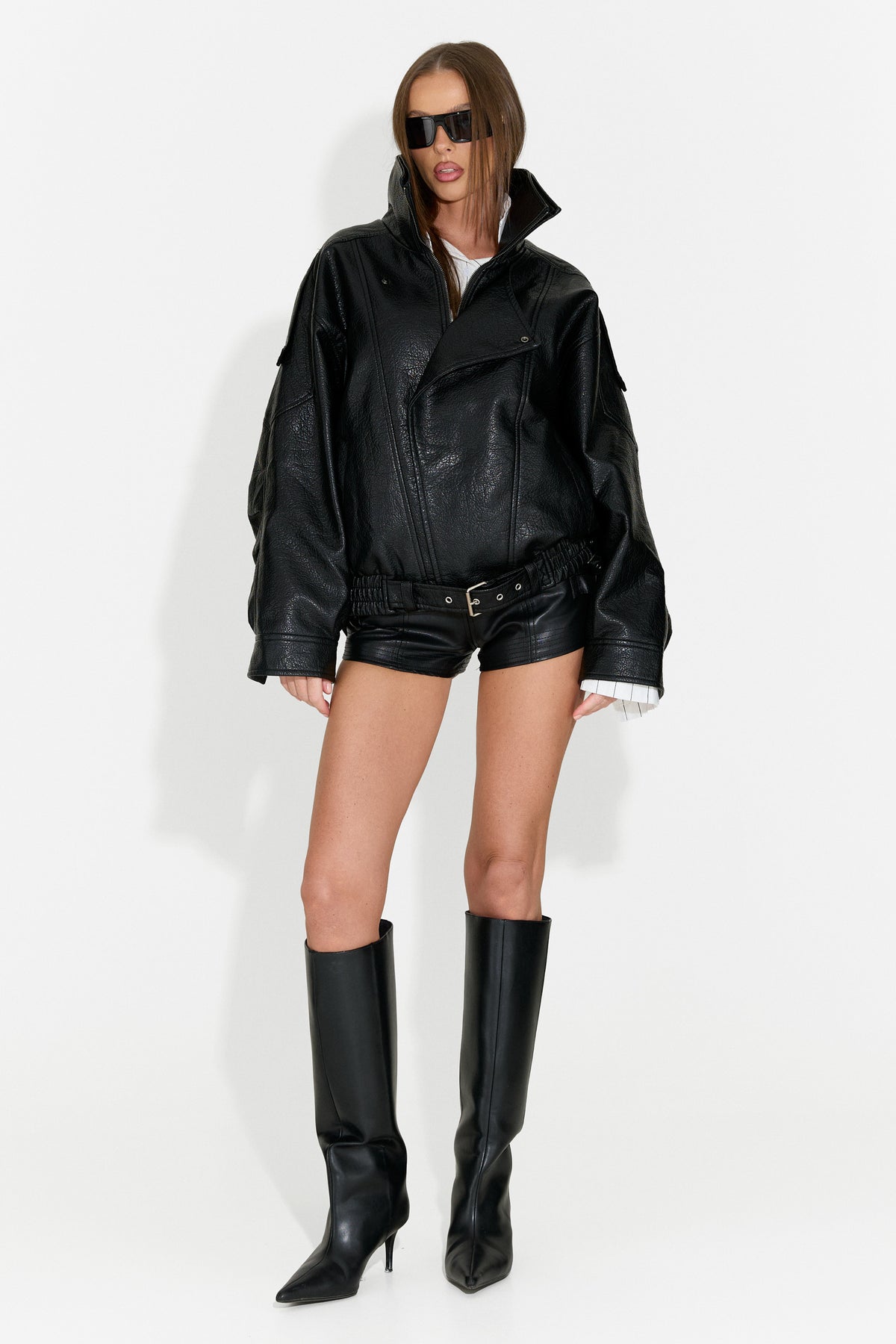 Geaca dama casual neagra Scatonia Bogas