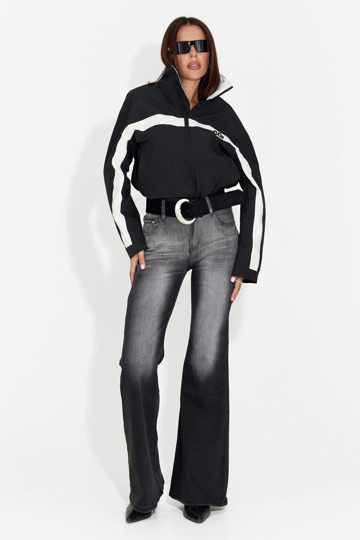 Geaca dama casual neagra Zoerina Bogas