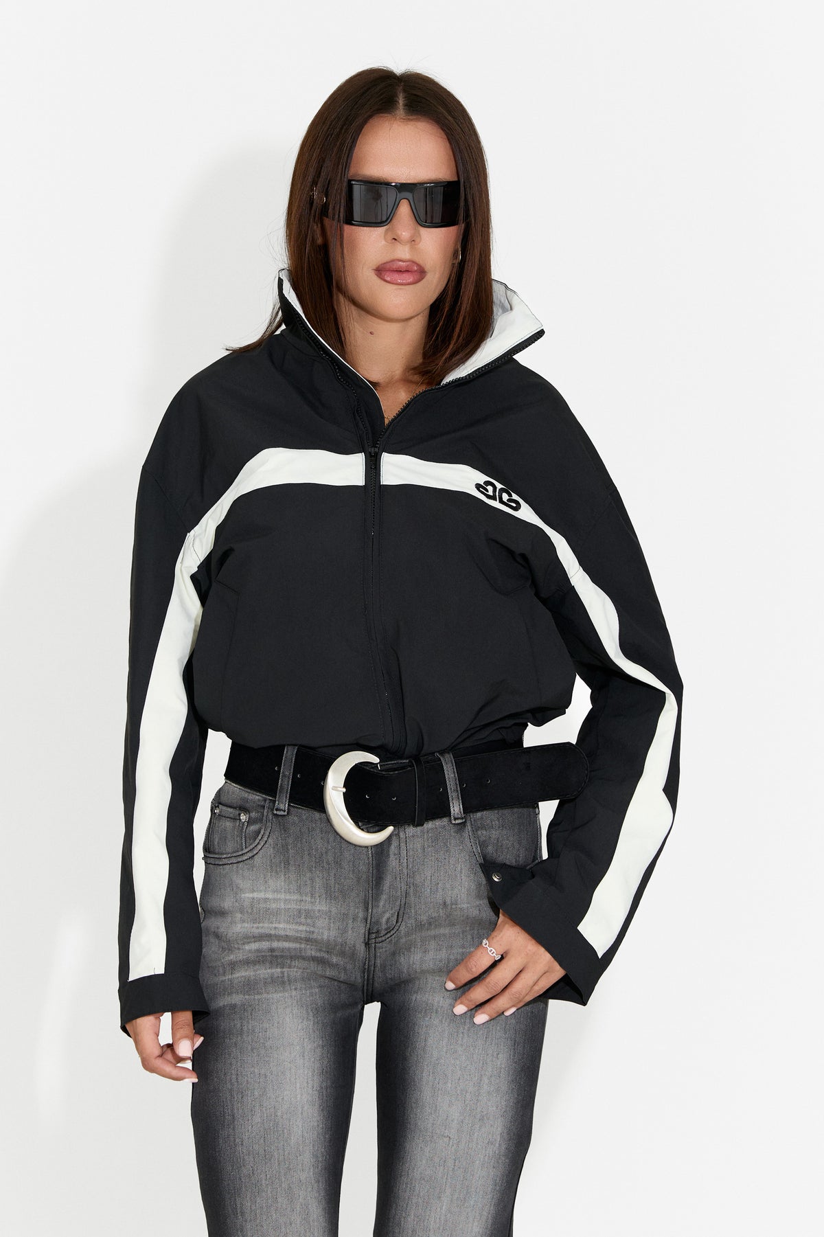 Geaca dama casual neagra Zoerina Bogas