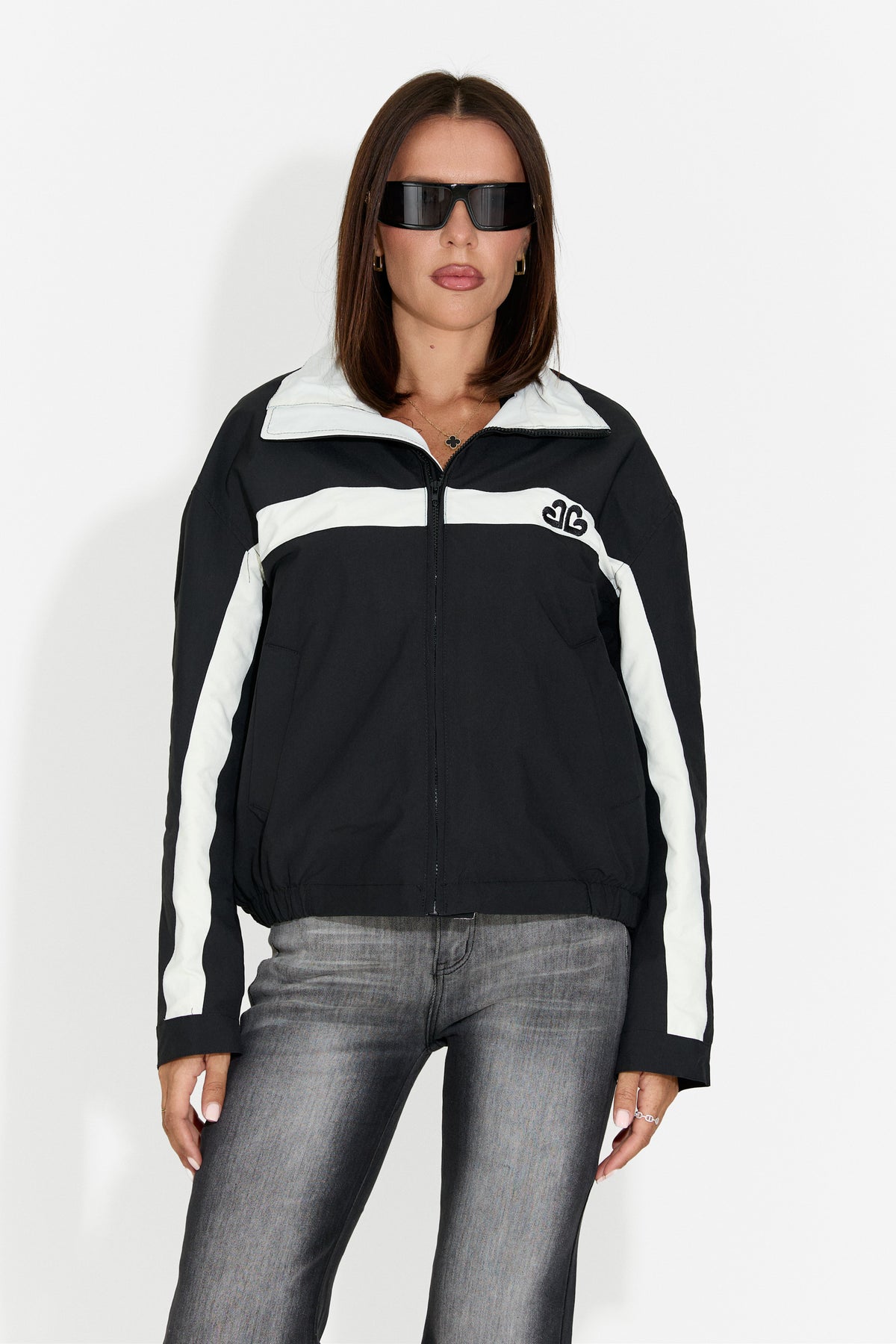 Geaca dama casual neagra Zoerina Bogas