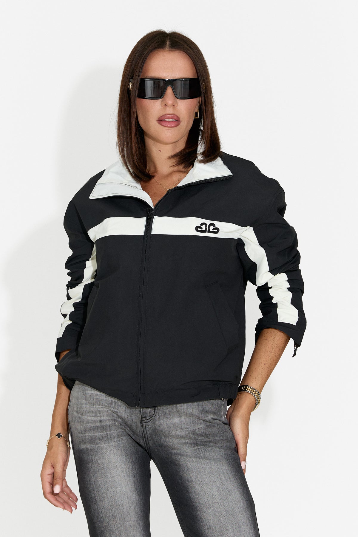 Geaca dama casual neagra Zoerina Bogas