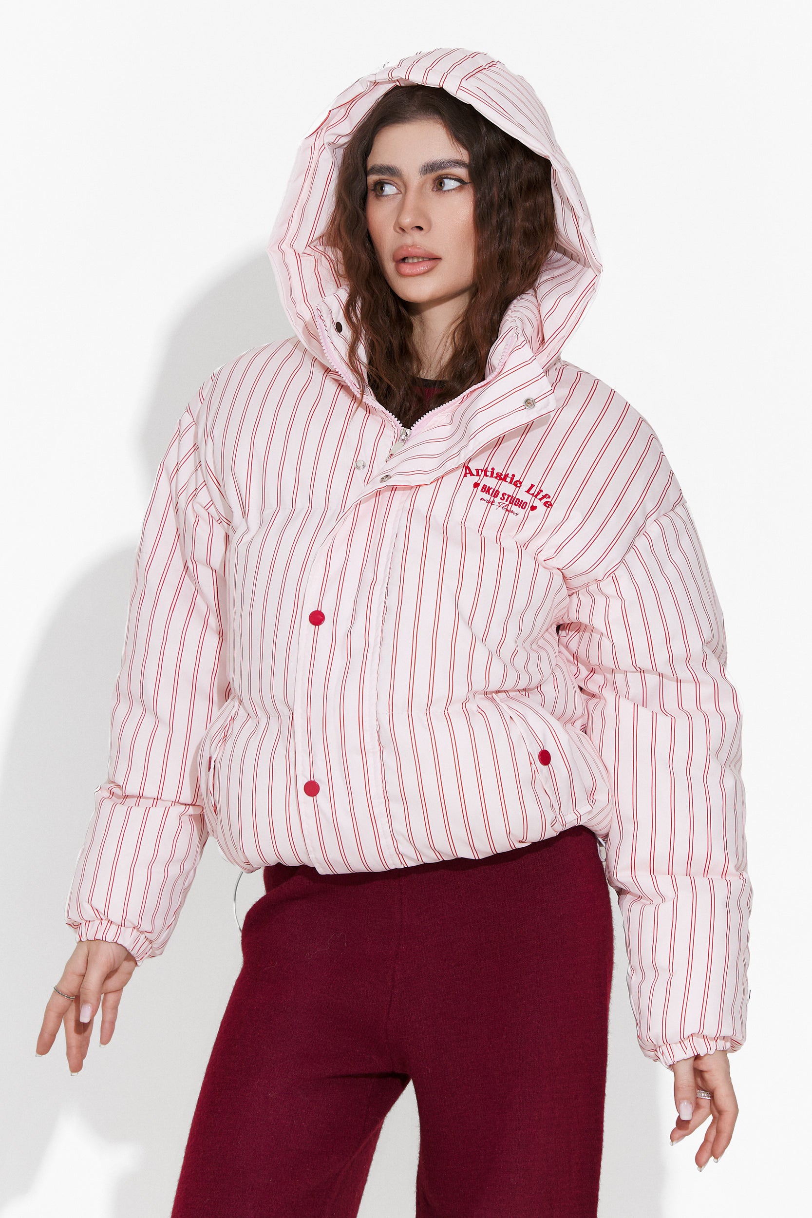Women's casual red jacket Chiana Bogas