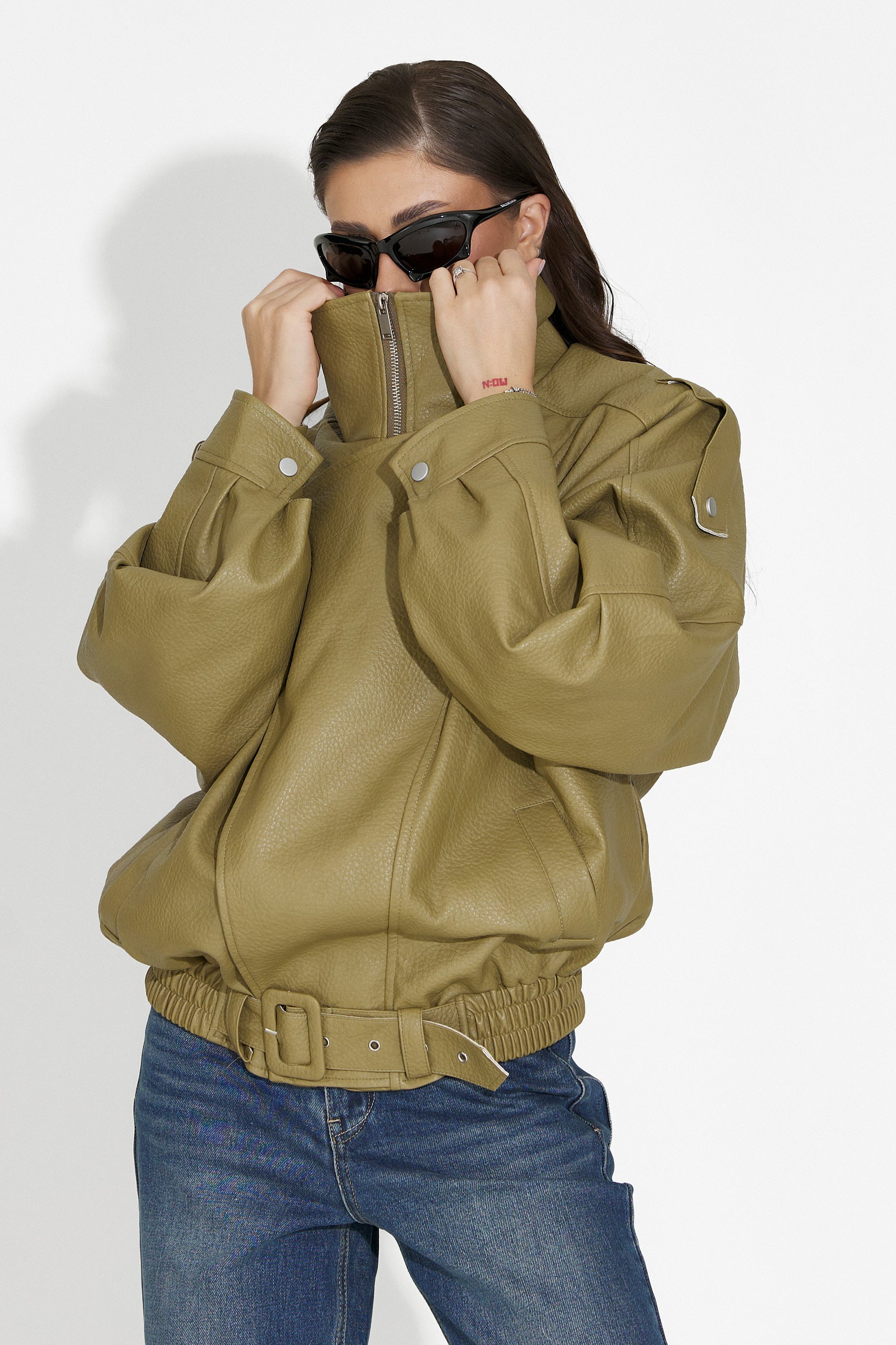 Softina Bogas Khaki Women's Jacket