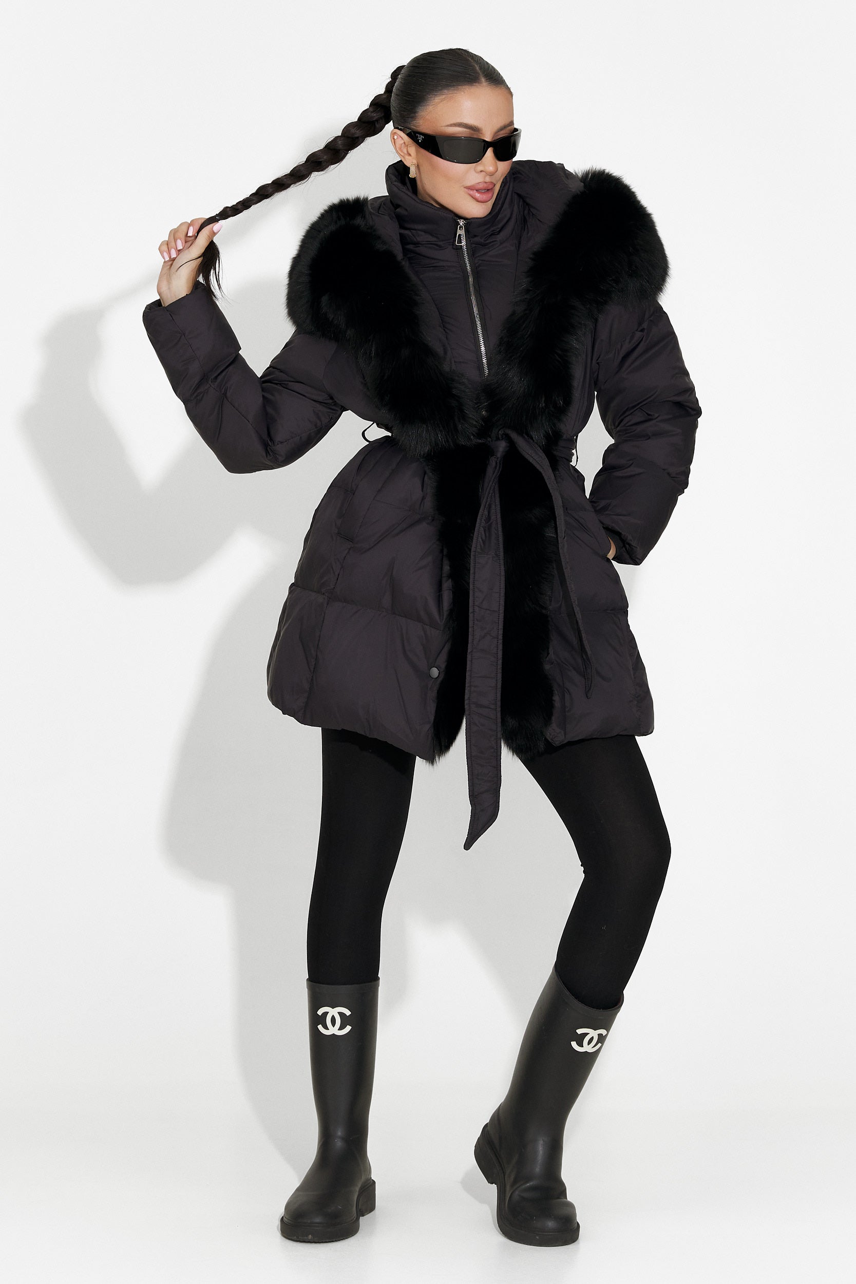 Geaca dama neagra Neolia Bogas