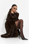 Crisia Bogas Brown Fur Coat