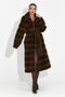 Fenoria Bogas Brown Fur Coat
