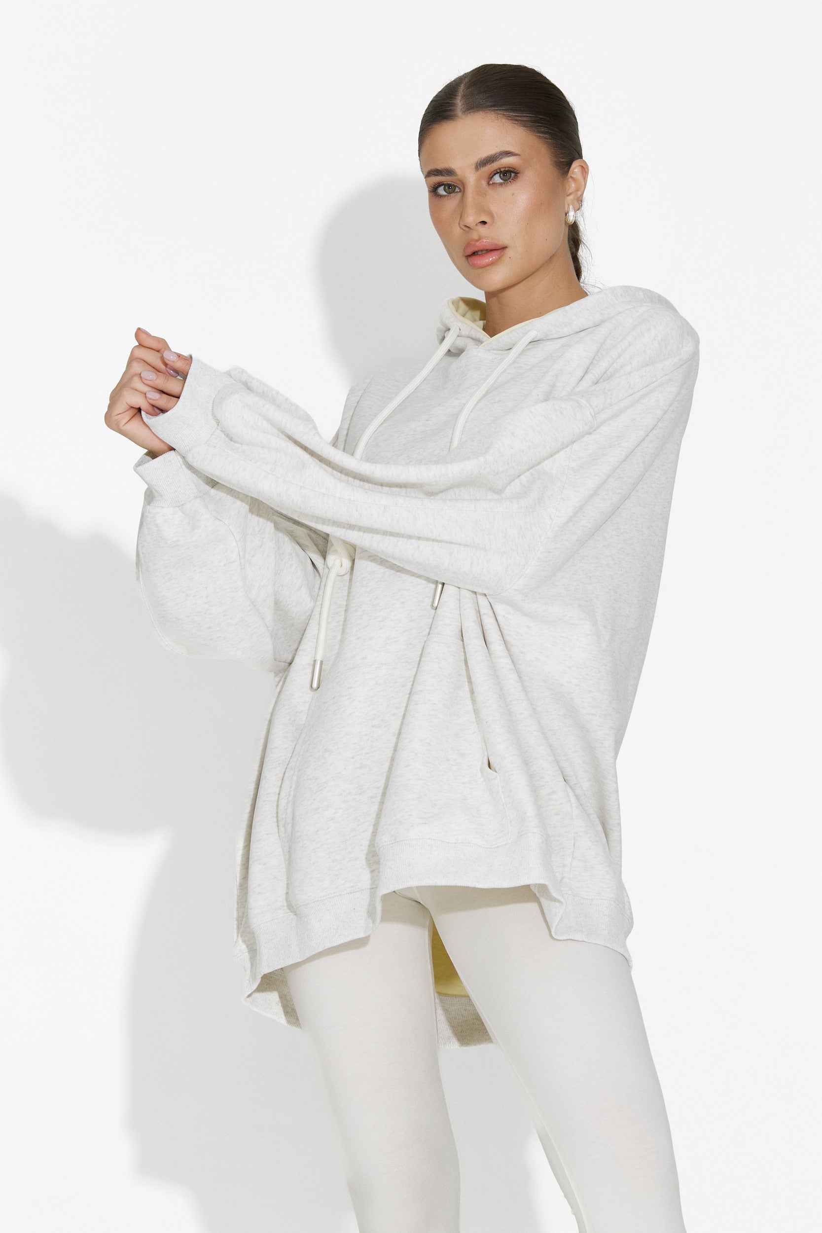 Hanorac dama casual gri Noblesa Bogas