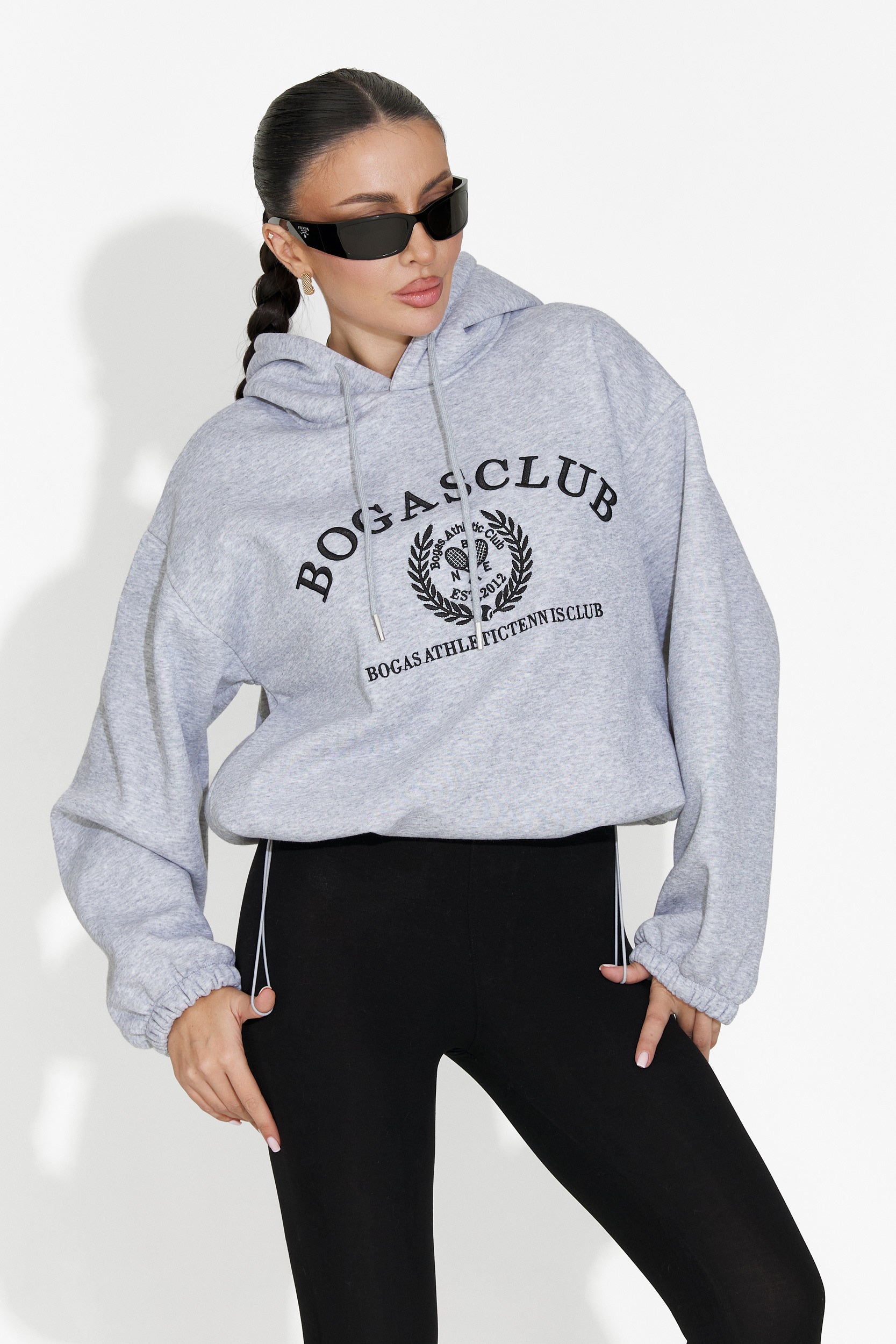 Rinalis Bogas Casual Grey Ladies Hoodie