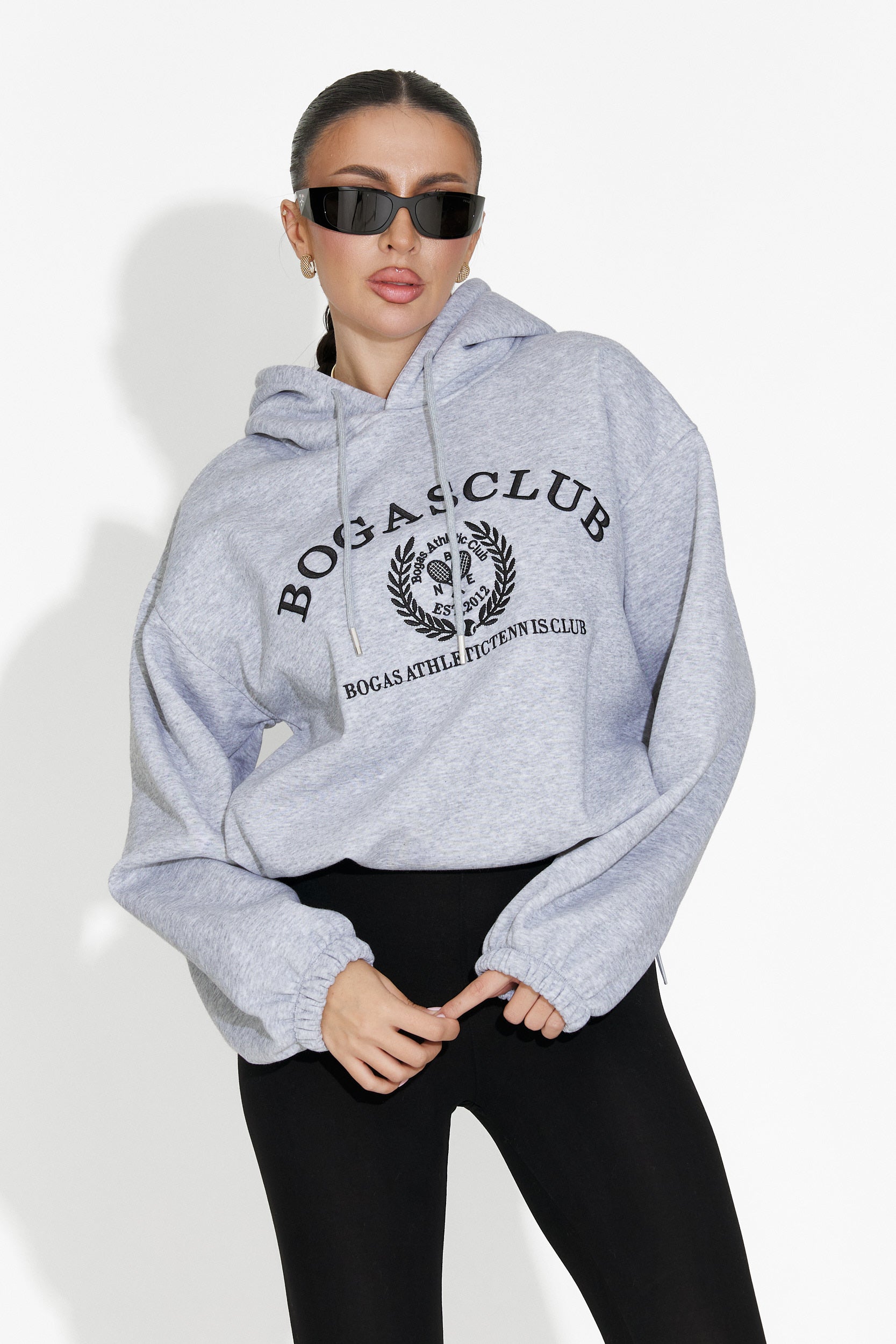 Rinalis Bogas Casual Grey Ladies Hoodie