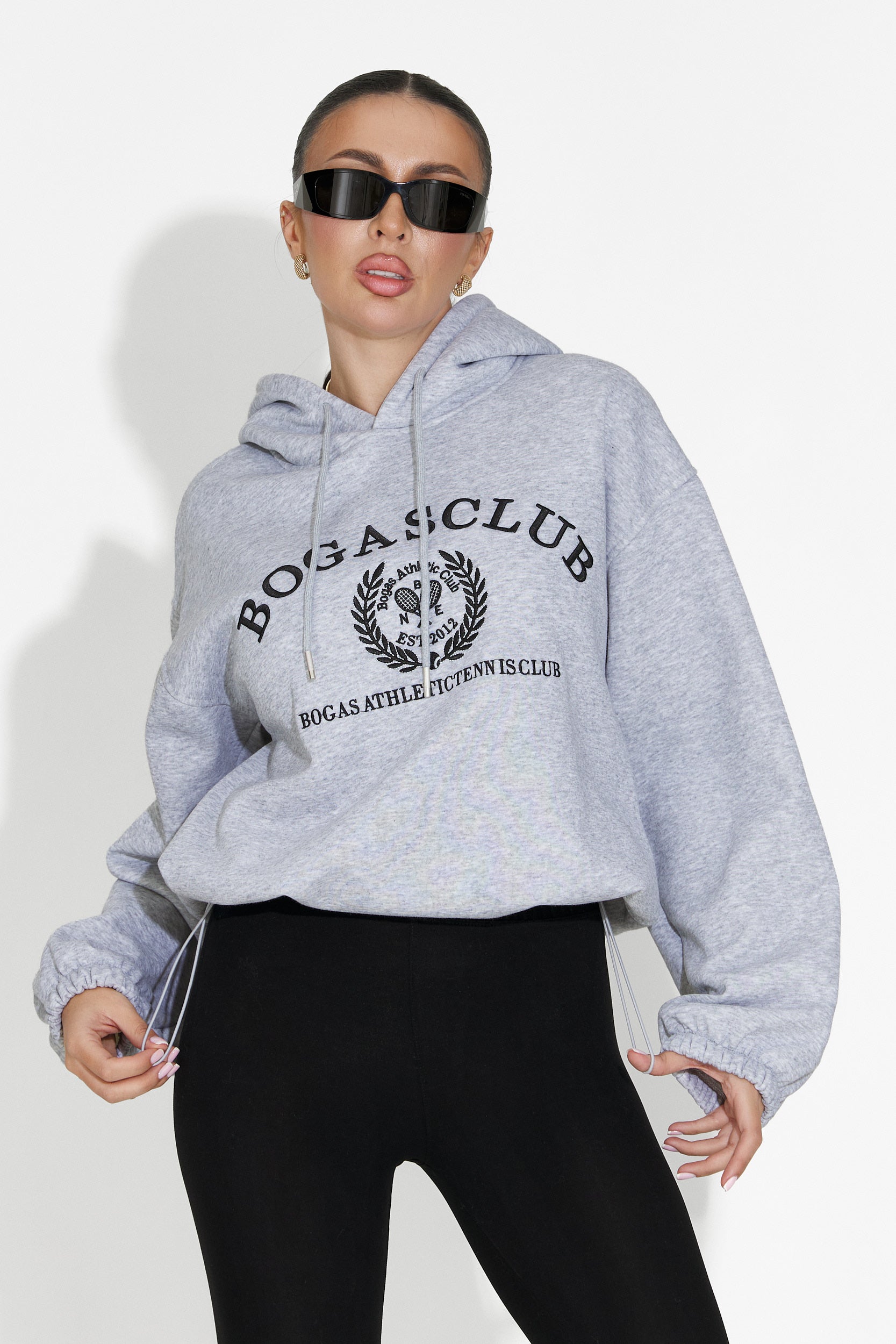 Rinalis Bogas Casual Grey Ladies Hoodie