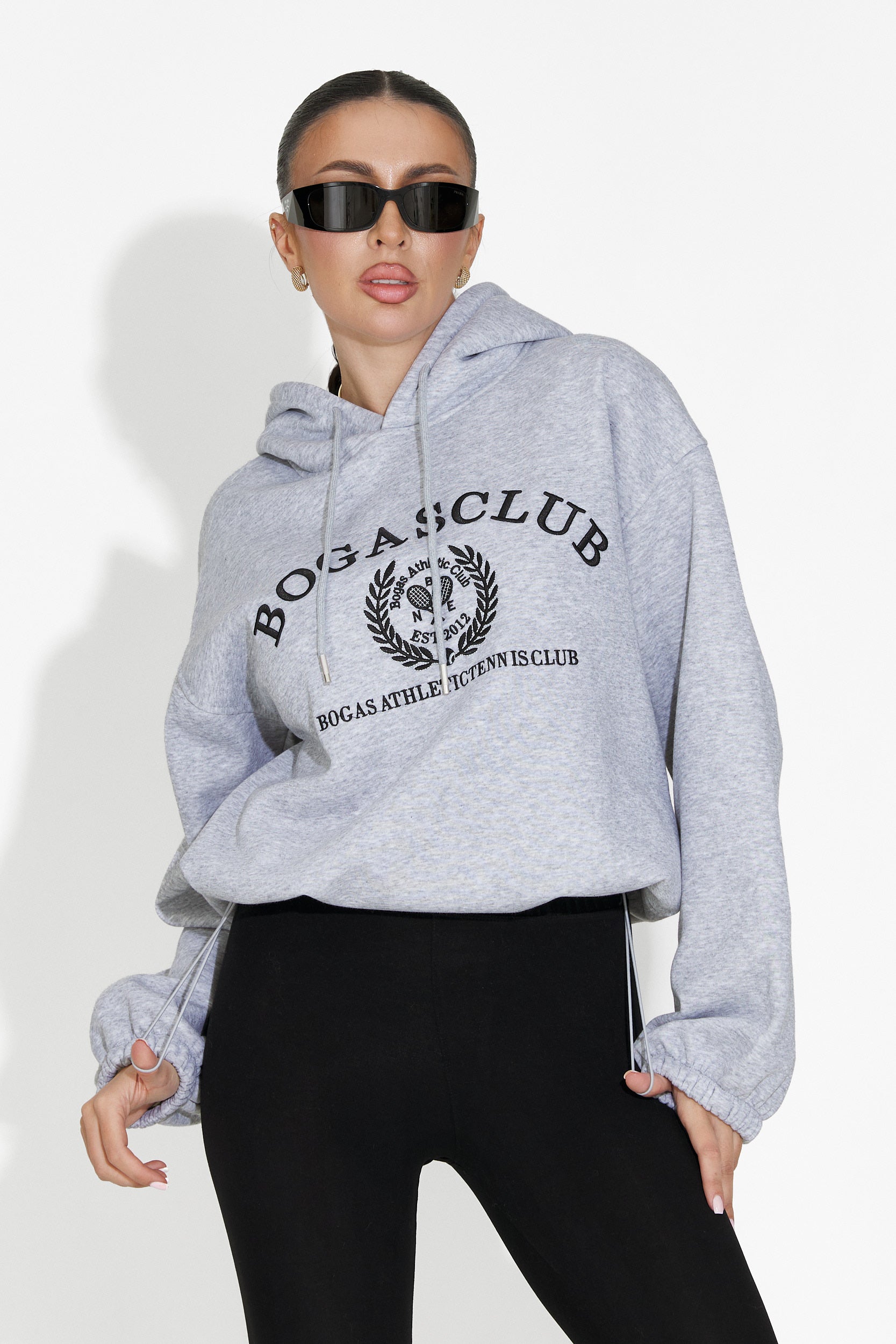 Rinalis Bogas Casual Grey Ladies Hoodie