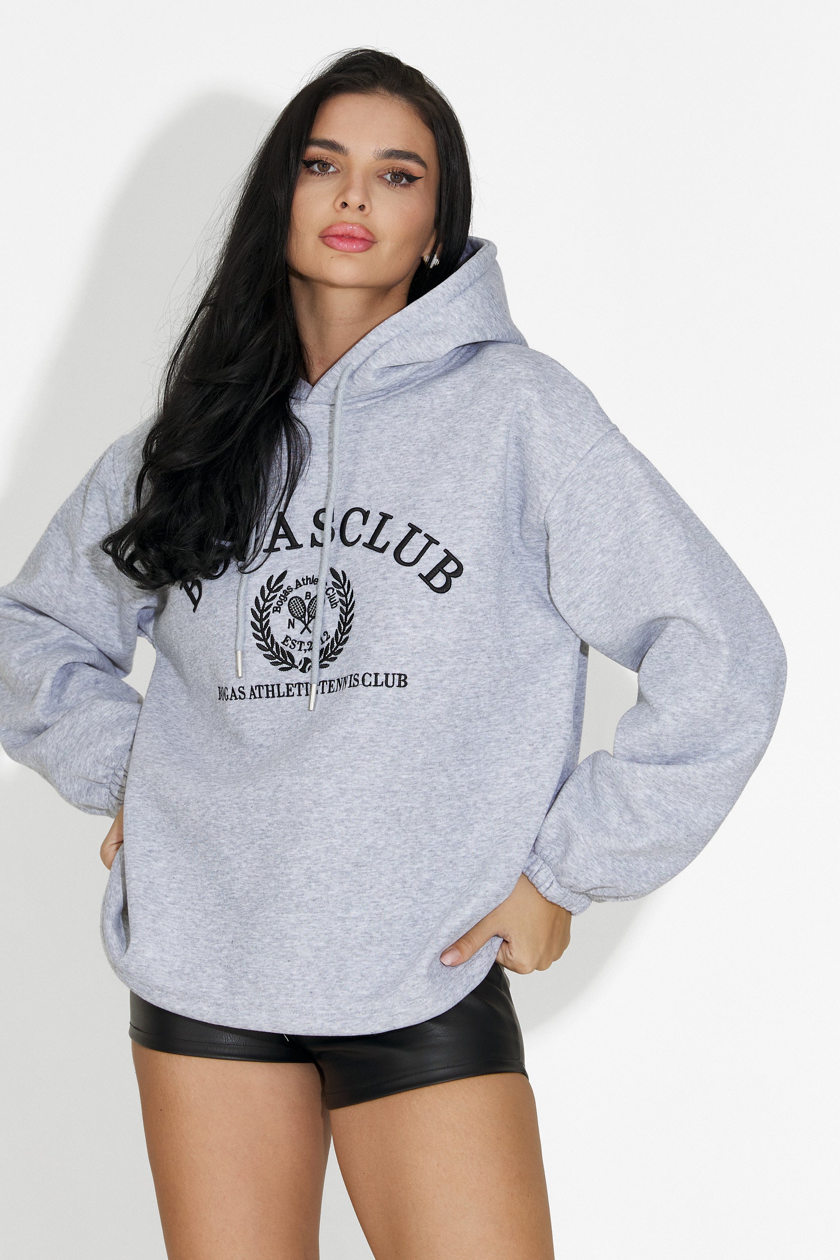 Rinalis Bogas Casual Grey Ladies Hoodie