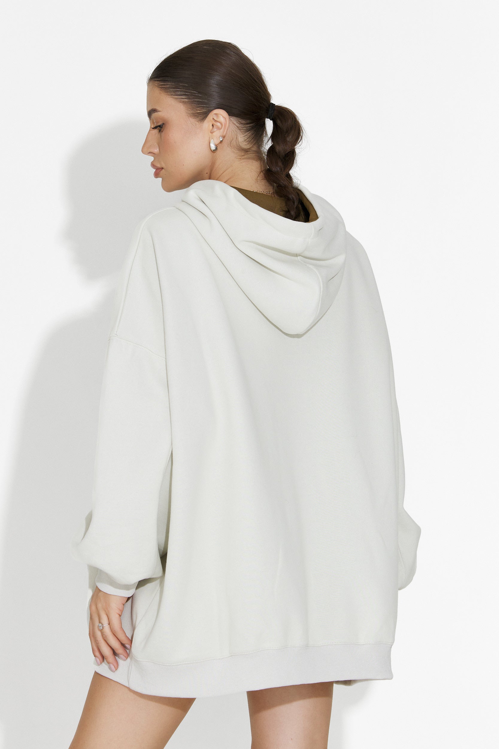 Hanorac dama casual kaki Noblesa Bogas