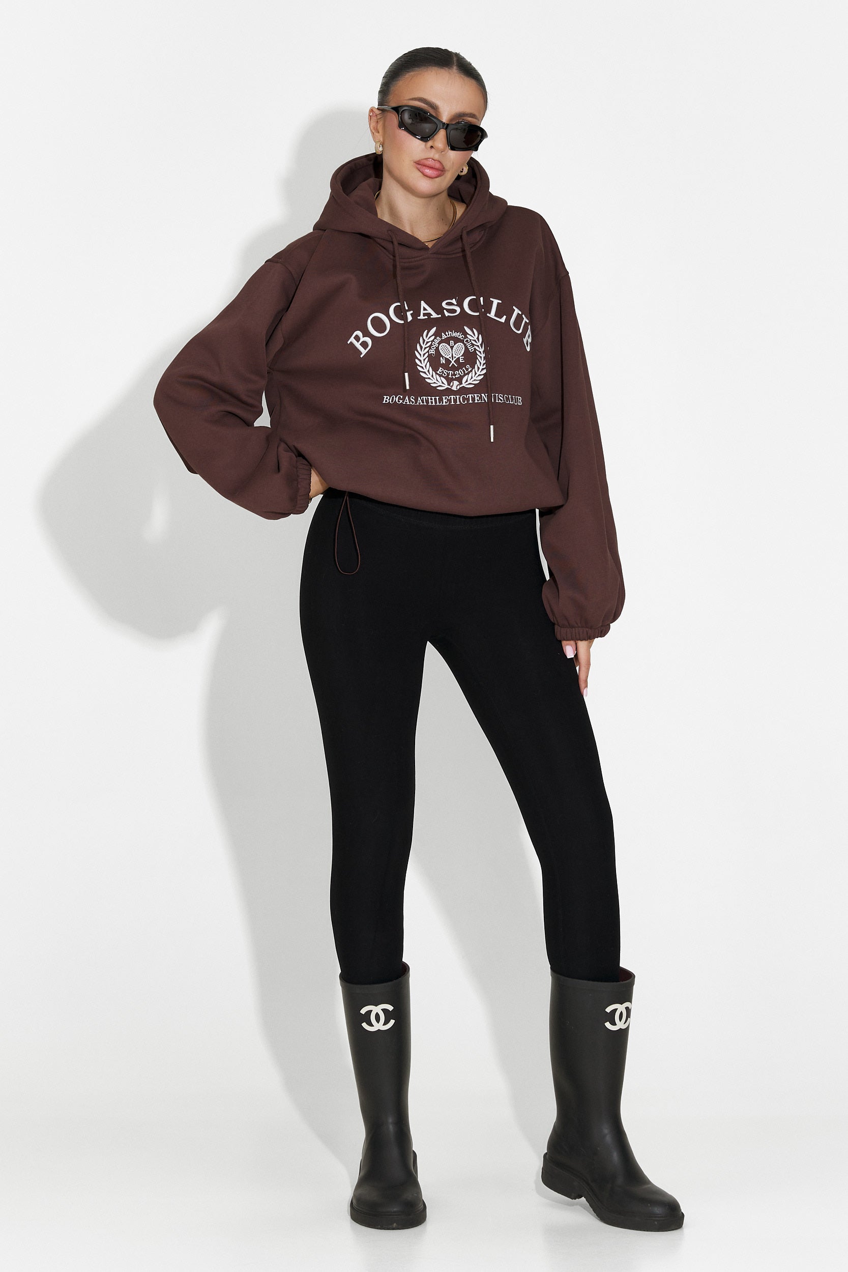 Rinalis Bogas Casual Brown Ladies Hoodie