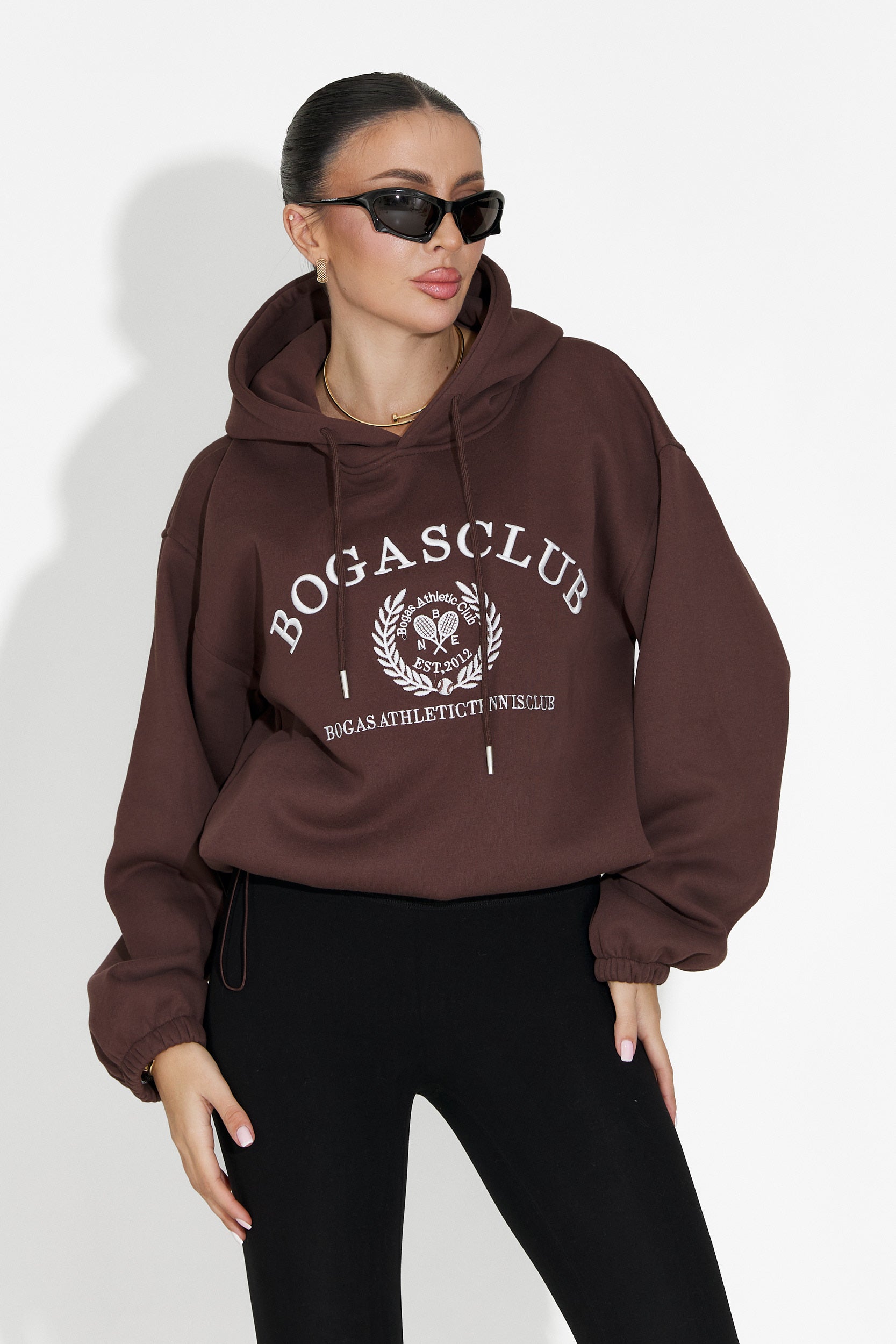 Rinalis Bogas Casual Brown Ladies Hoodie