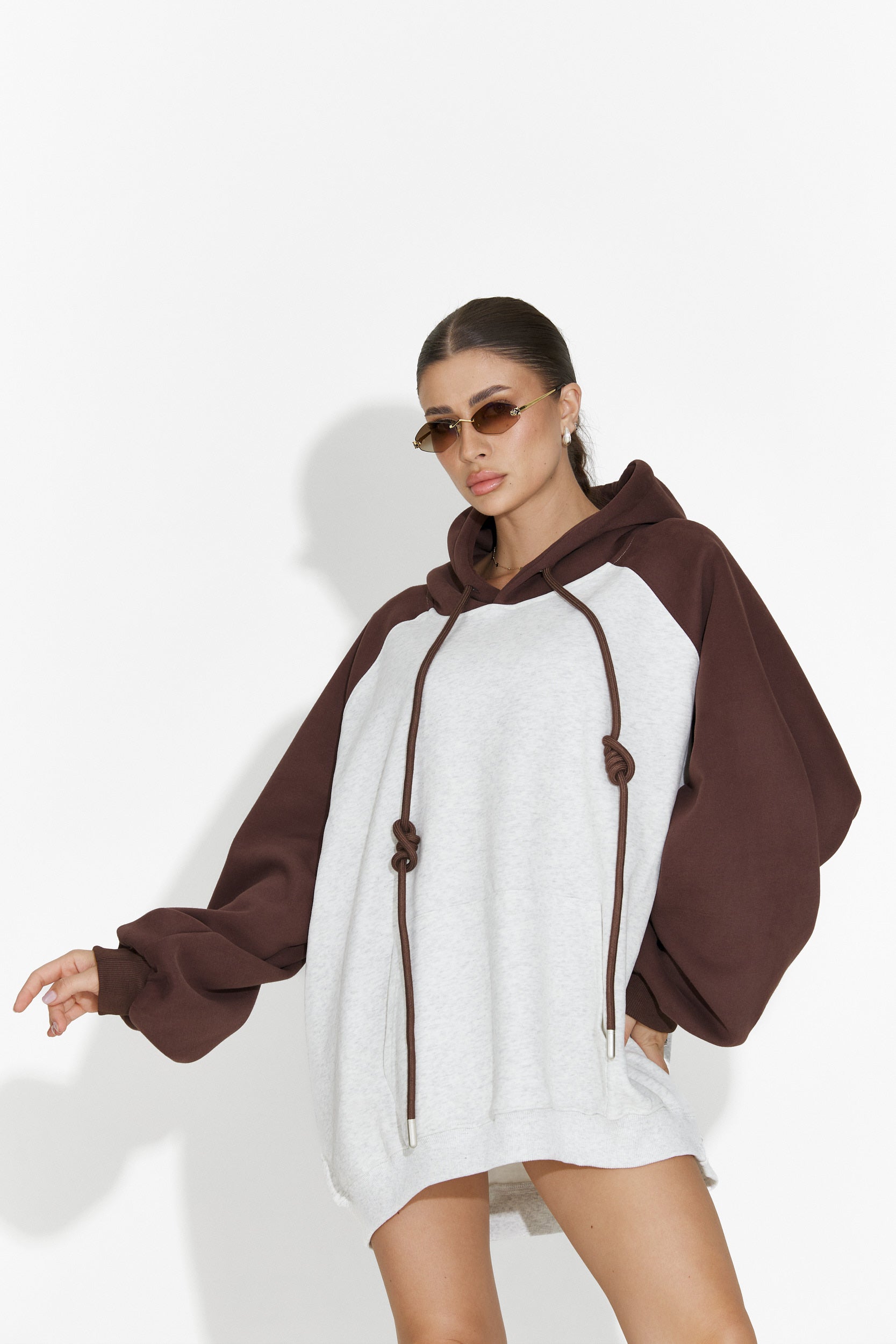 Hanorac dama casual maro Tavric Bogas