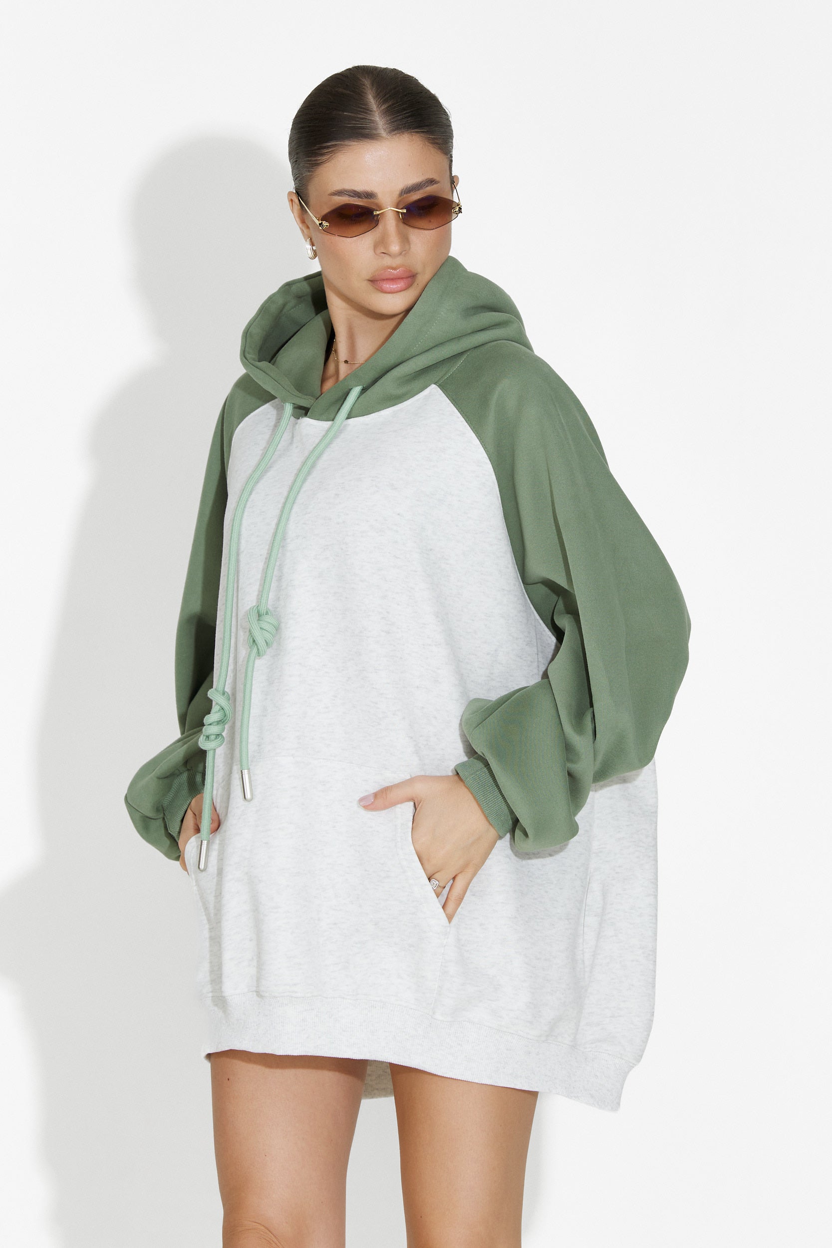 Hanorac dama casual verde Tavric Bogas