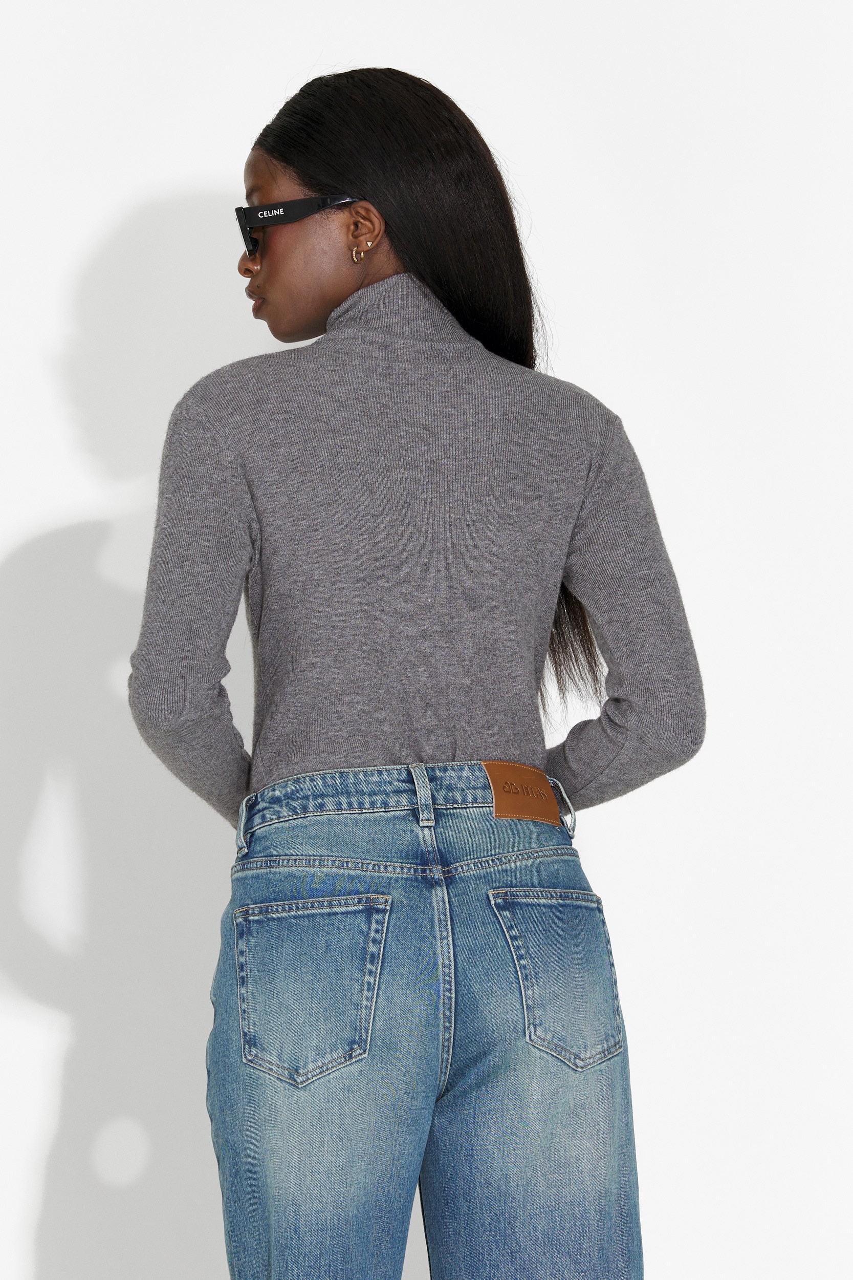 Helanca dama casual gri Invera Bogas