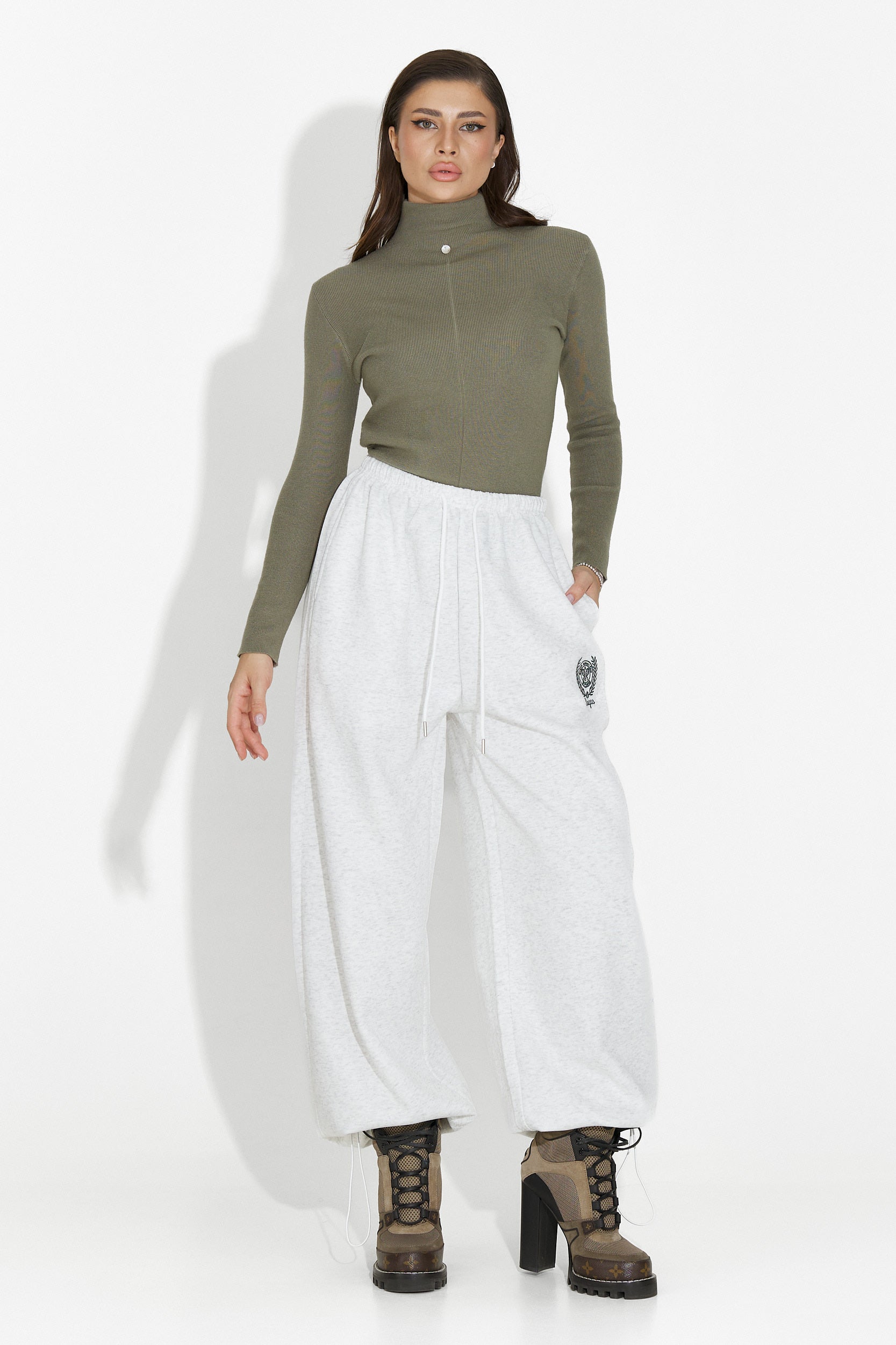 Helanca dama casual Kaki Invera Bogas