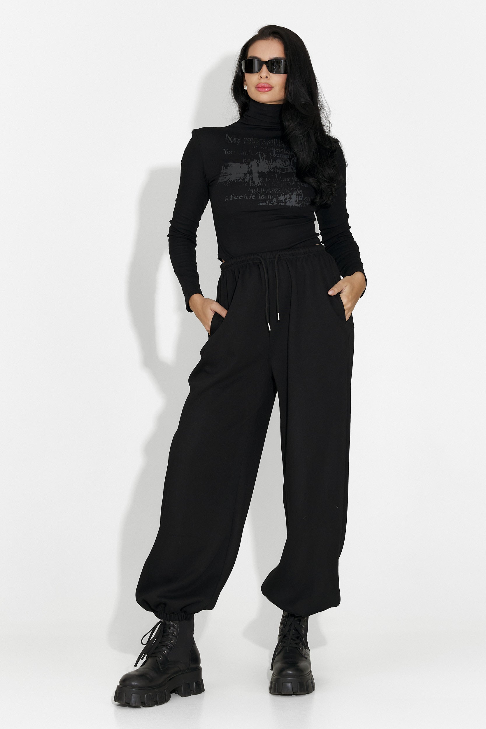 Fenalya Bogas Black Casual Ladies Sweater