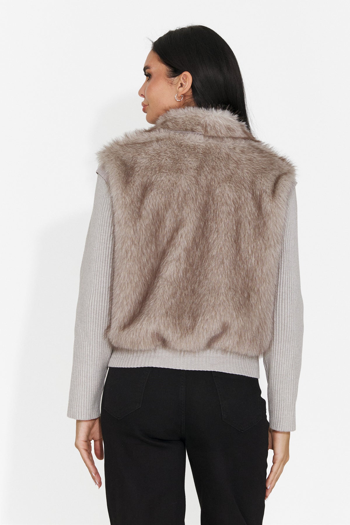 Jacheta casual gri Birleuna Bogas