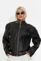 Jacheta casual neagra Glotonia Bogas