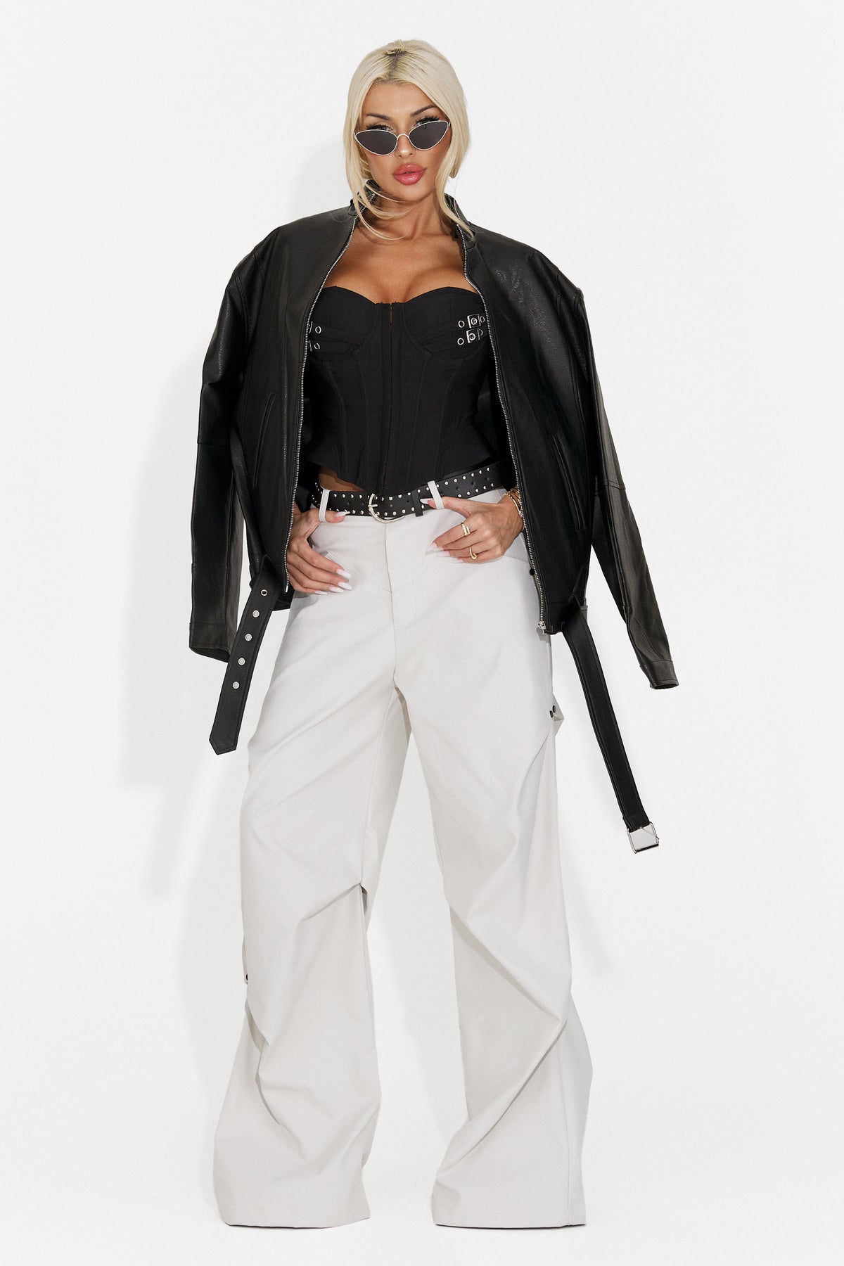 Jacheta casual neagra Glotonia Bogas