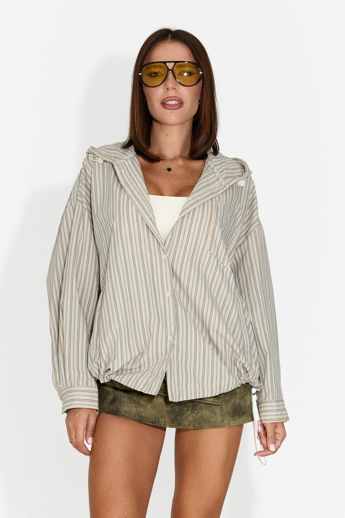 Jacheta dama casual bej Bursanty Bogas