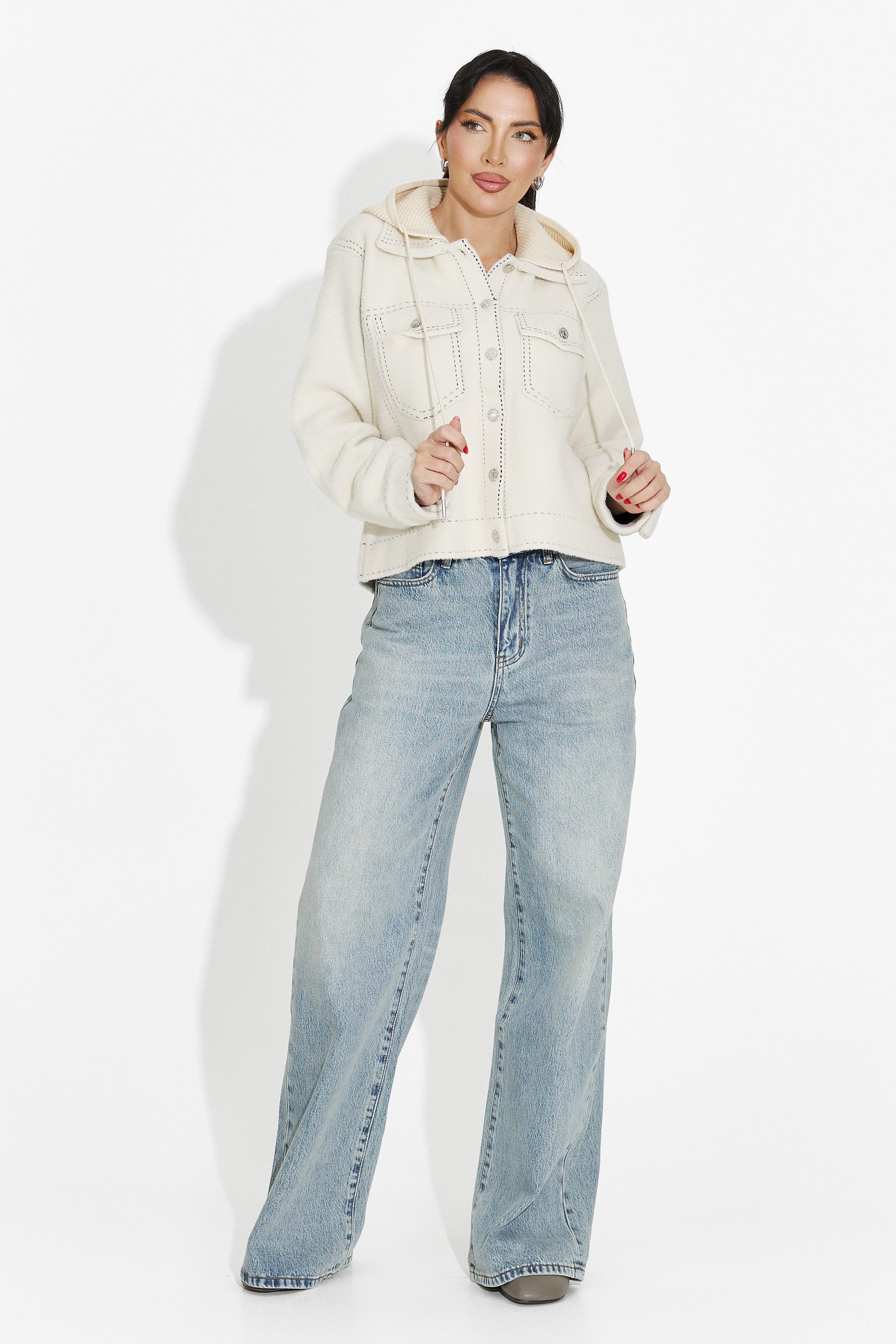 Women's casual beige jacket Mirtha Bogas