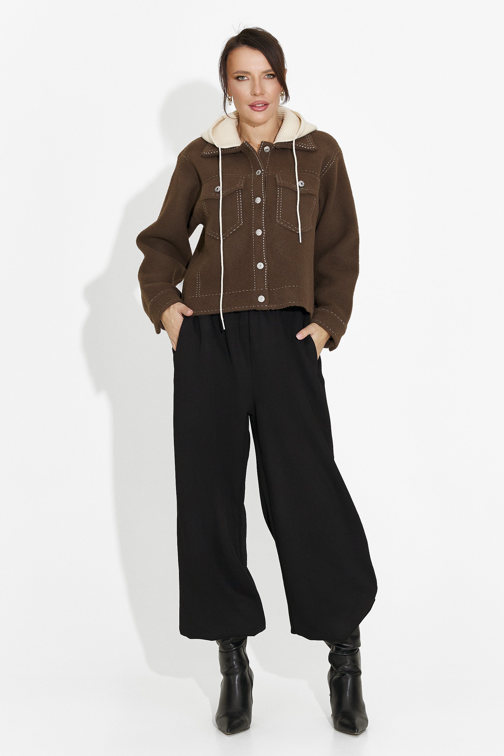 Women's casual brown jacket Mirtha Bogas