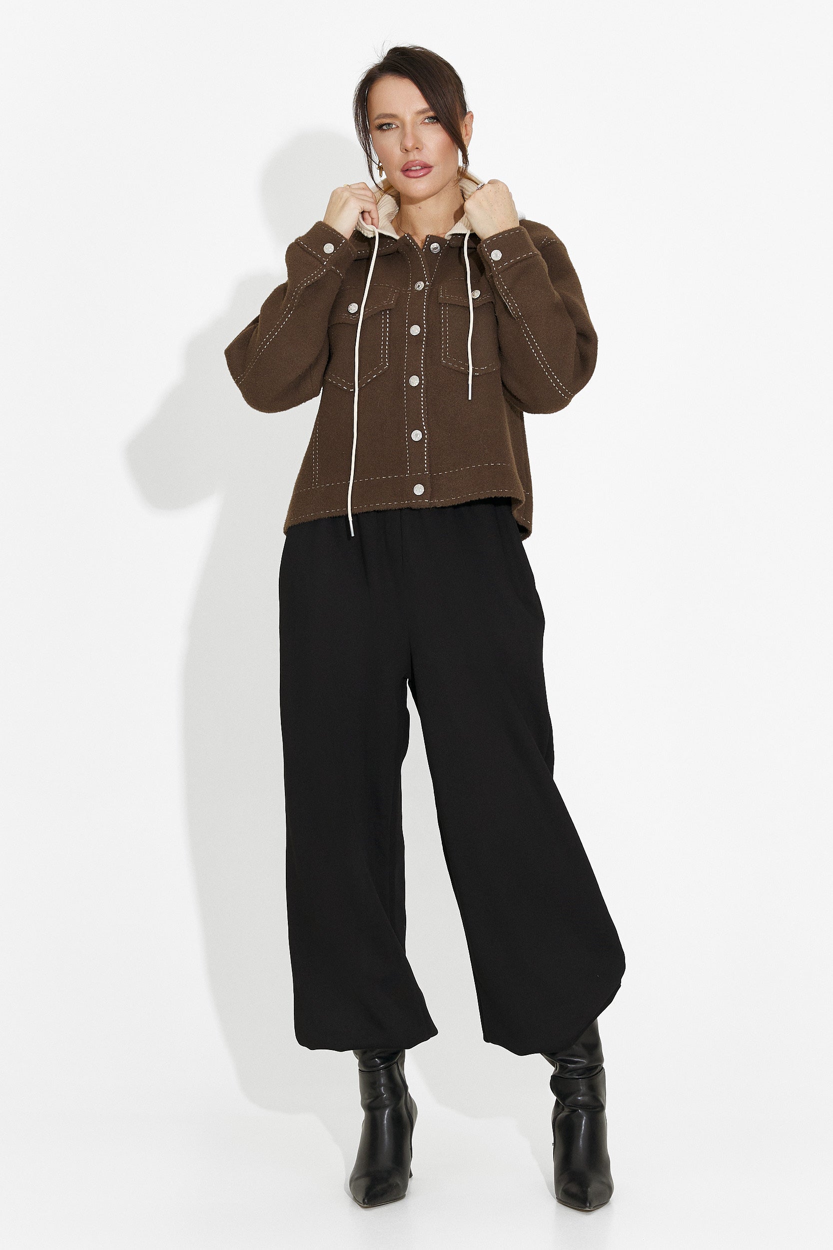 Women's casual brown jacket Mirtha Bogas