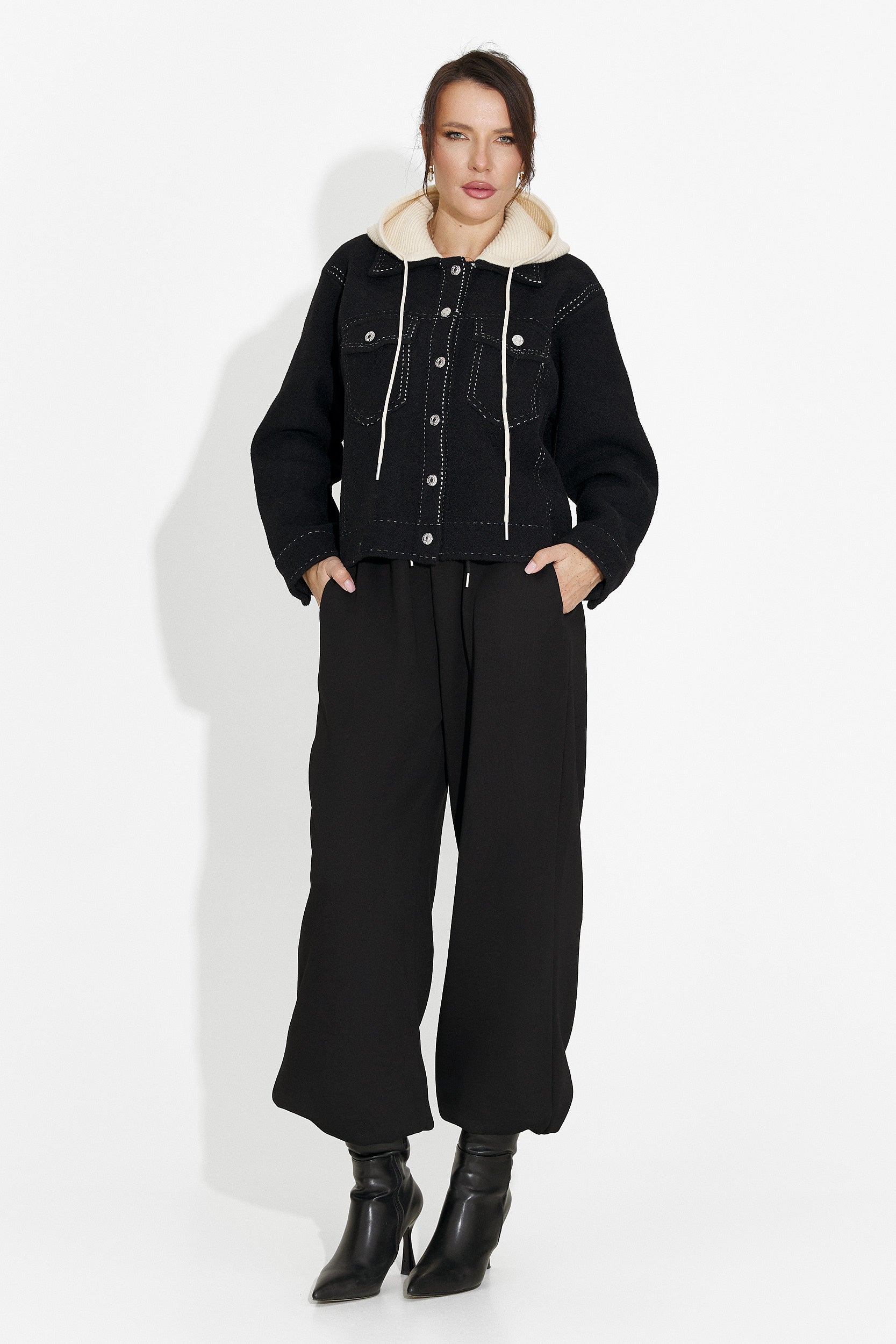 Women's casual black jacket Mirtha Bogas