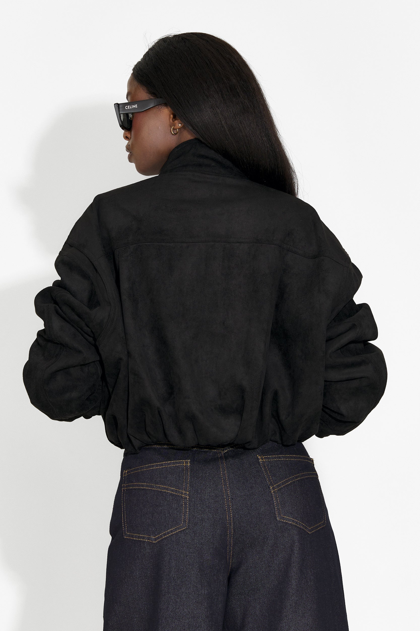 Jacheta dama casual neagra Trinidad Bogas