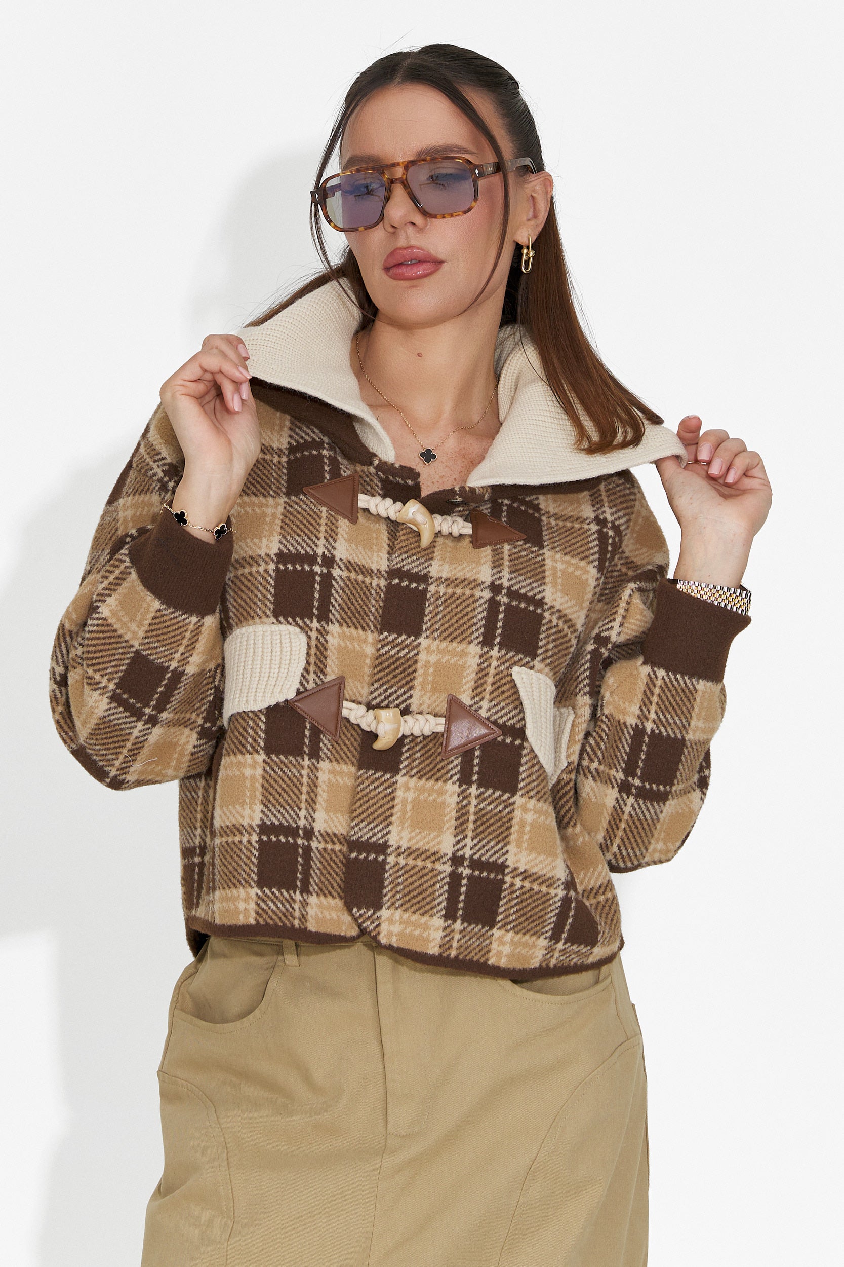 Jacheta dama eleganta maro Pretay Bogas