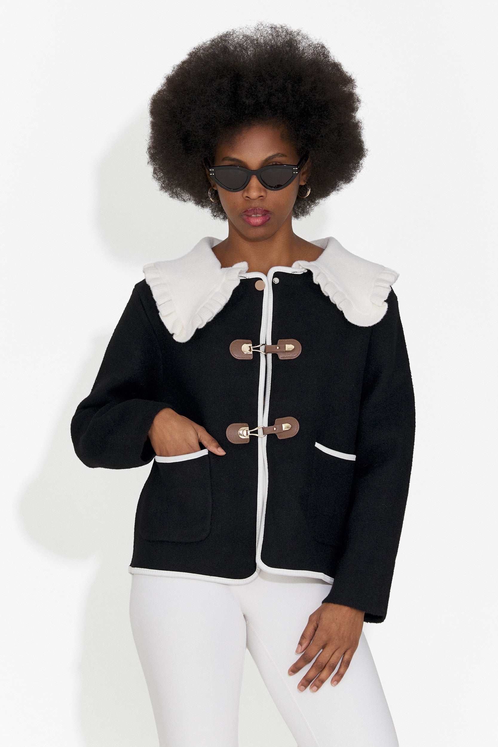 Jacheta dama eleganta neagra Atila Bogas