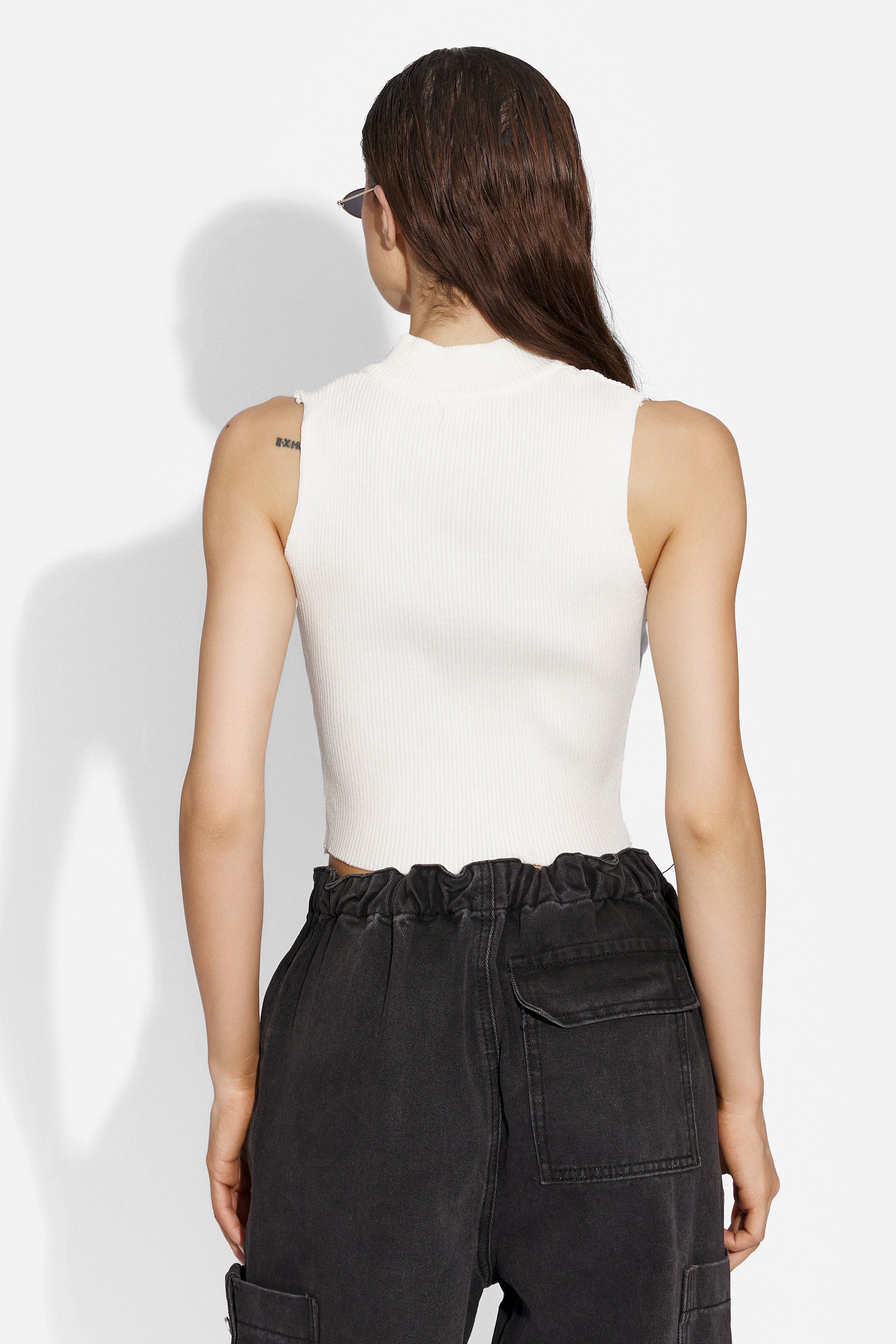 Bryona Bogas white casual lady's maillot