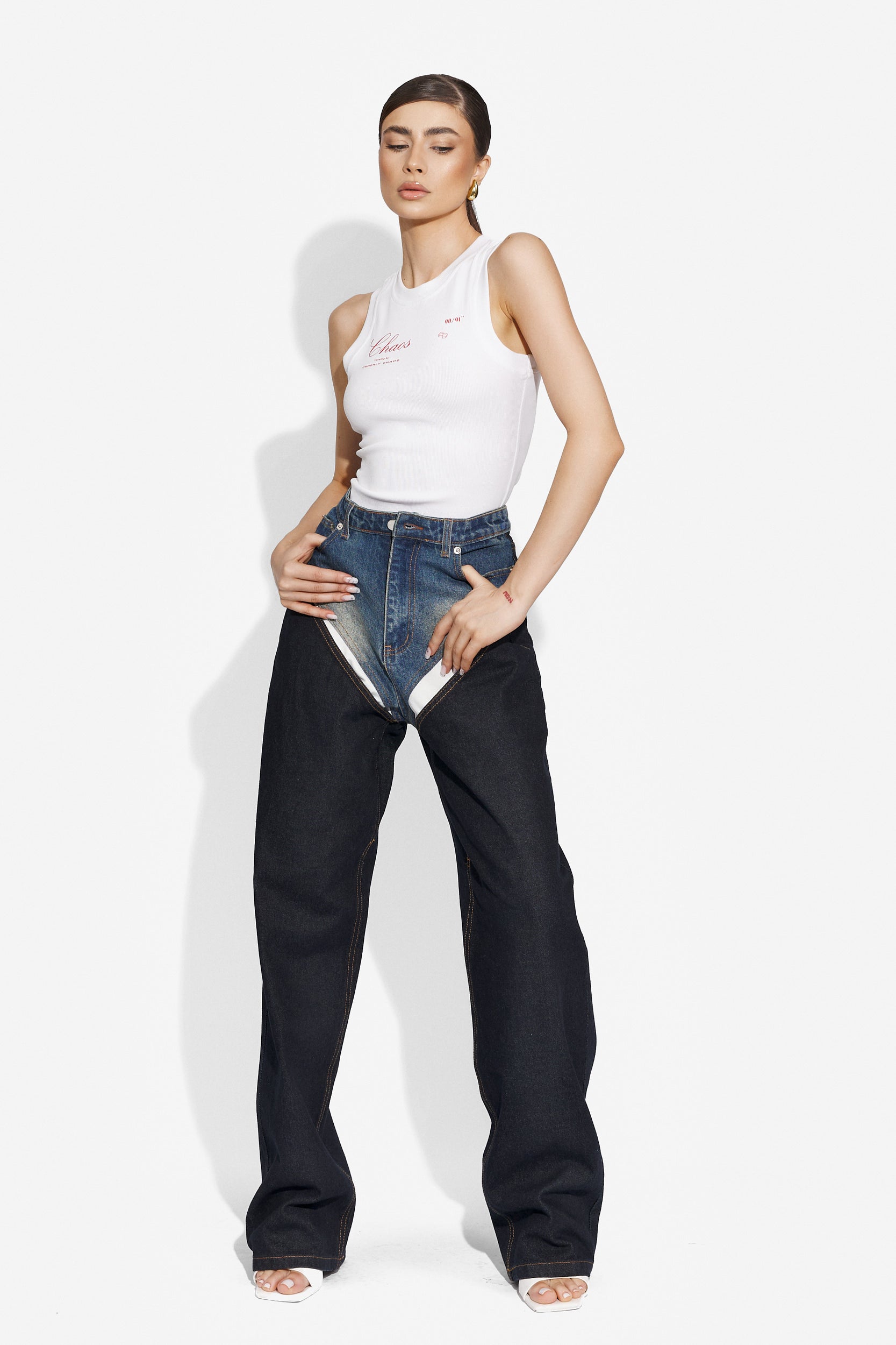 Maiety Bogas casual white lady's maillot