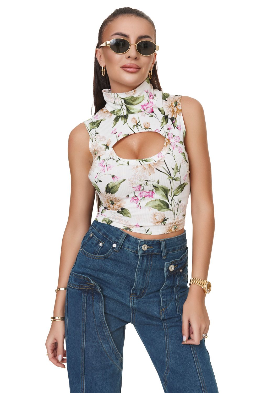 Refedy Bogas casual white lady's maillot