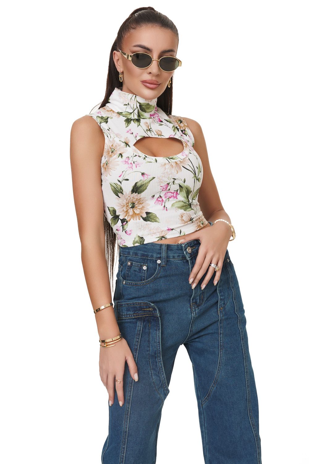 Refedy Bogas casual white lady's maillot