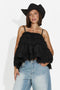 Maiou dama casual negru Elodia Bogas