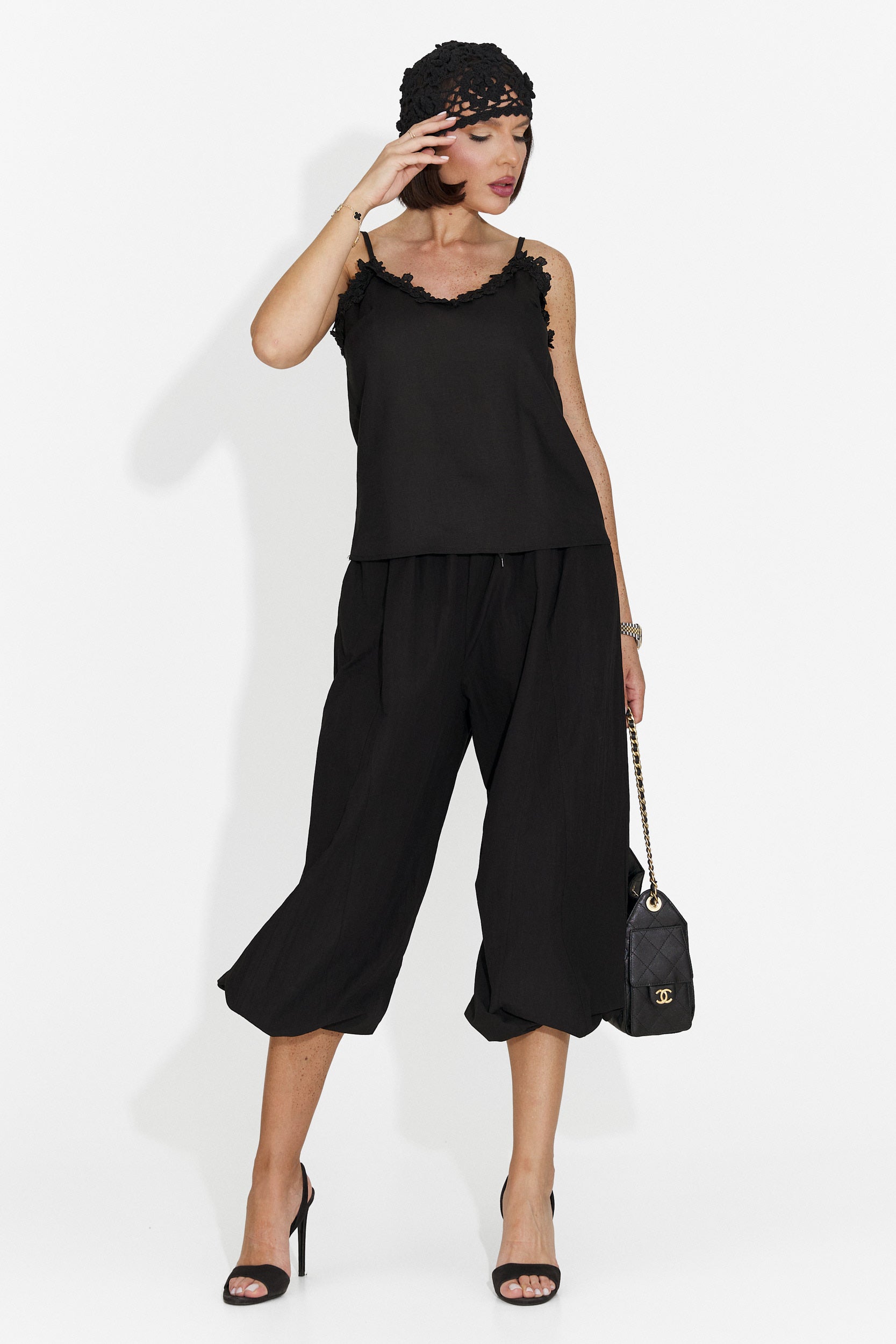 Maiou dama casual negru Primrose Bogas
