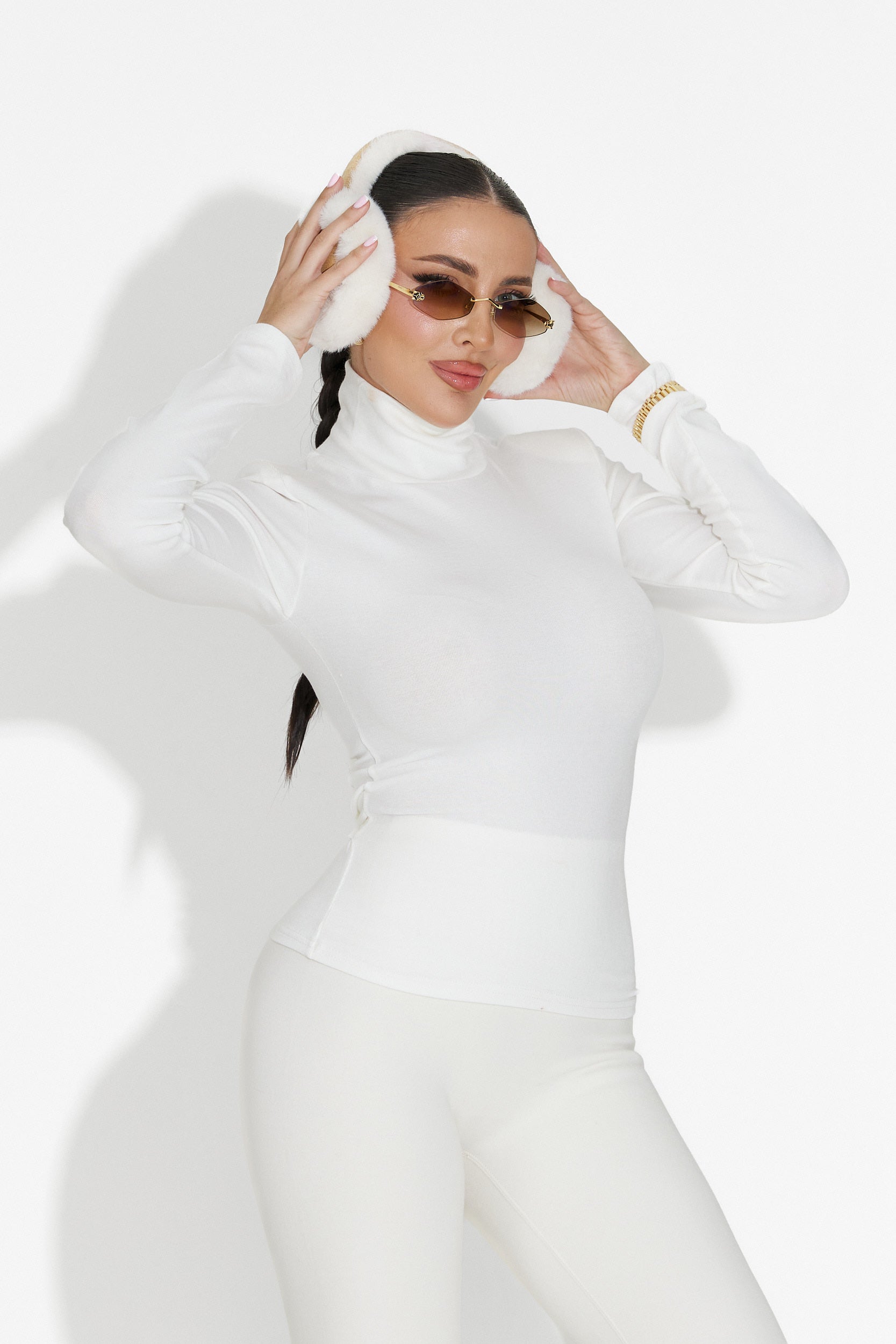 Maleta dama casual alba Oziana Bogas