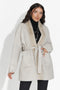 Elegant beige Gelira Bogas ladies coat
