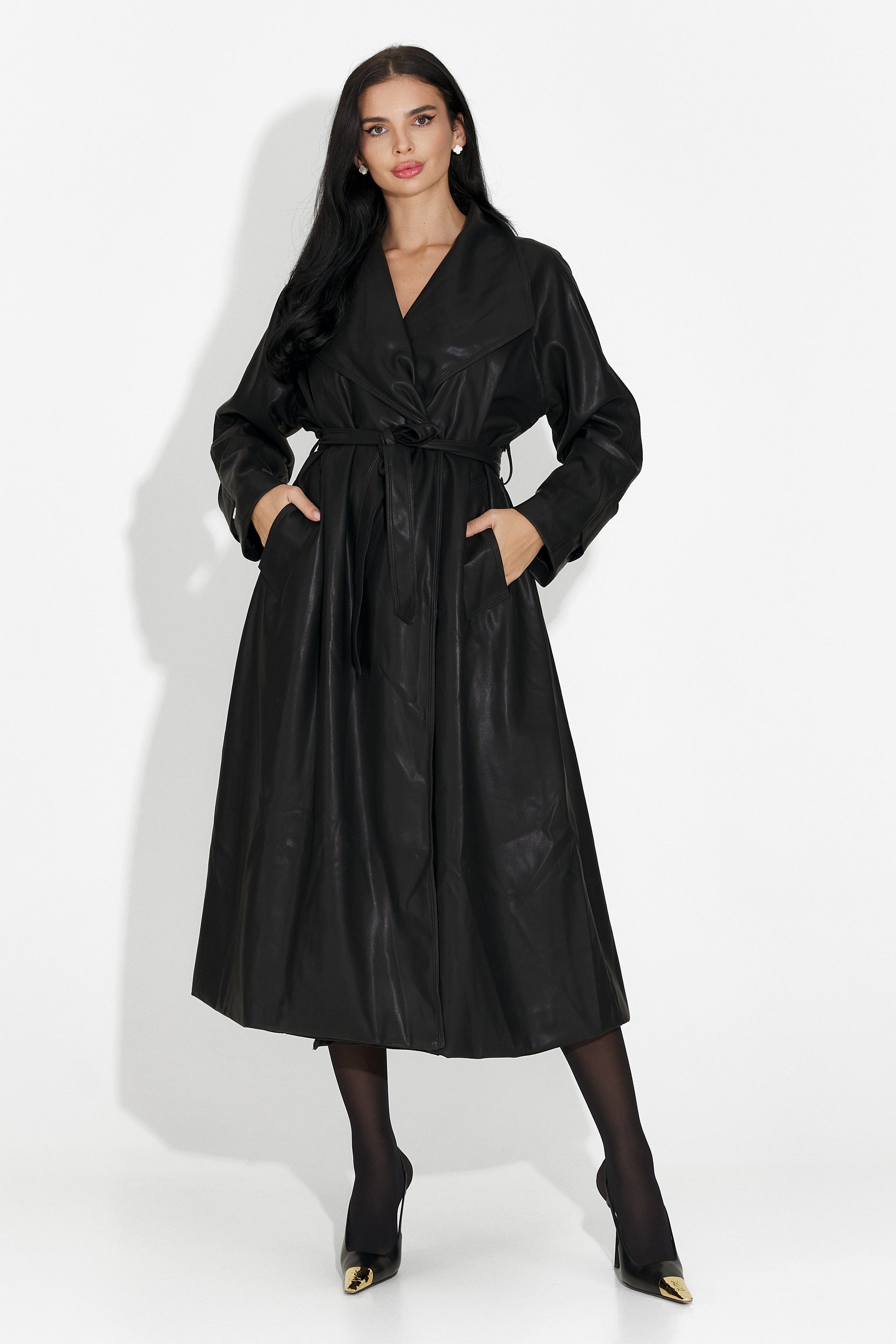 Elegant black Jasoria Bogas ladies coat